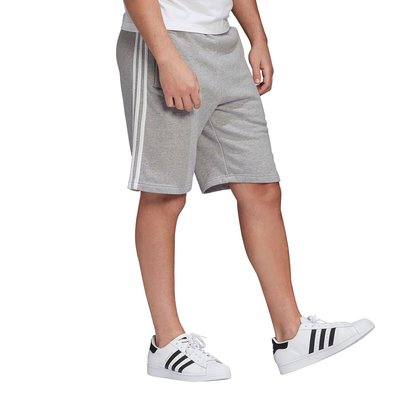 Cotton 3-Stripes Shorts with Trefoil Logo Print adidas Originals