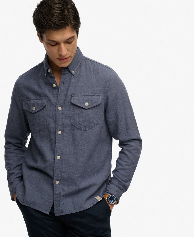 Chemise Manches Longues The Merchant Store Lite, SUPERDRY