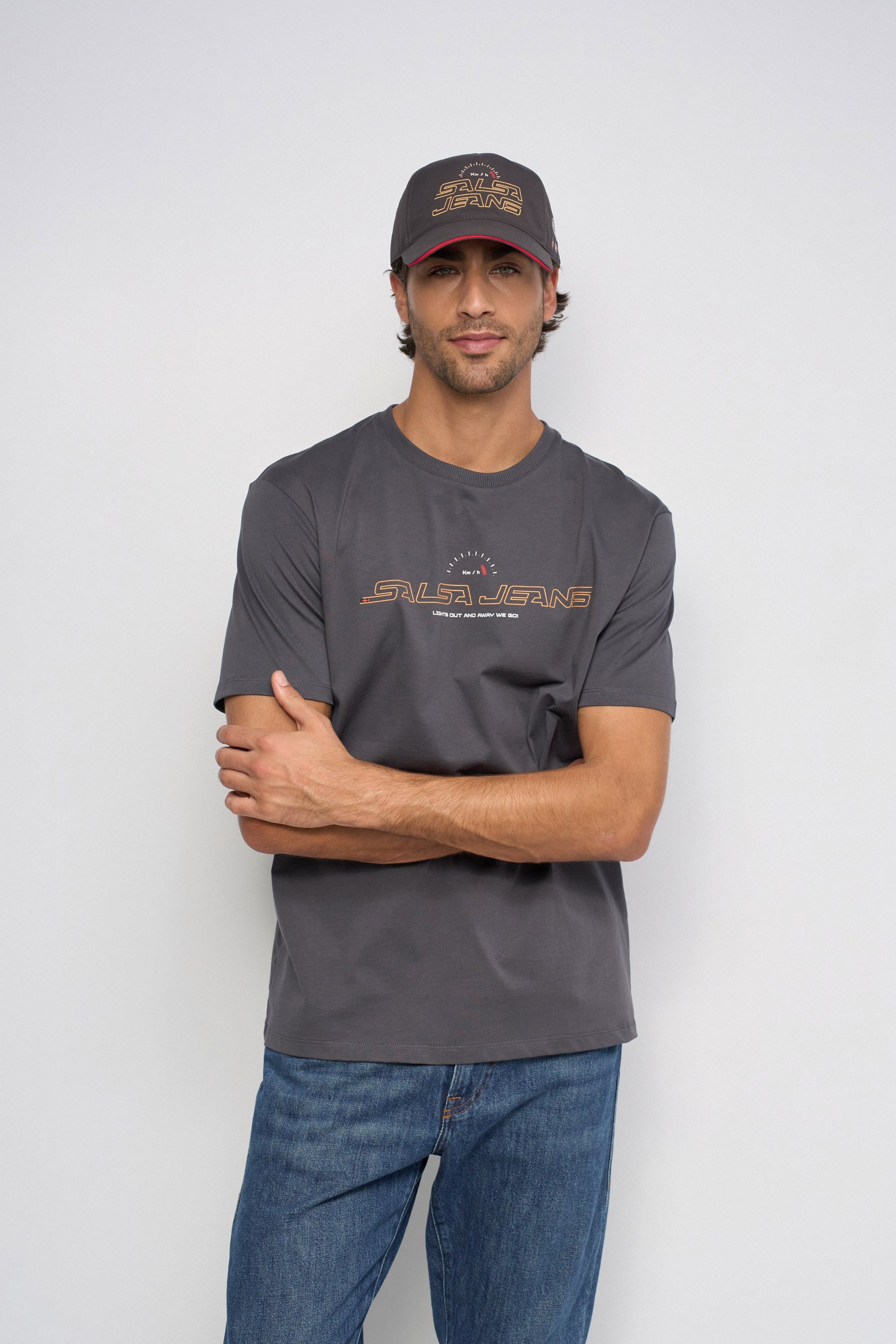 T-SHIRT AVEC BRANDING, SALSA JEANS