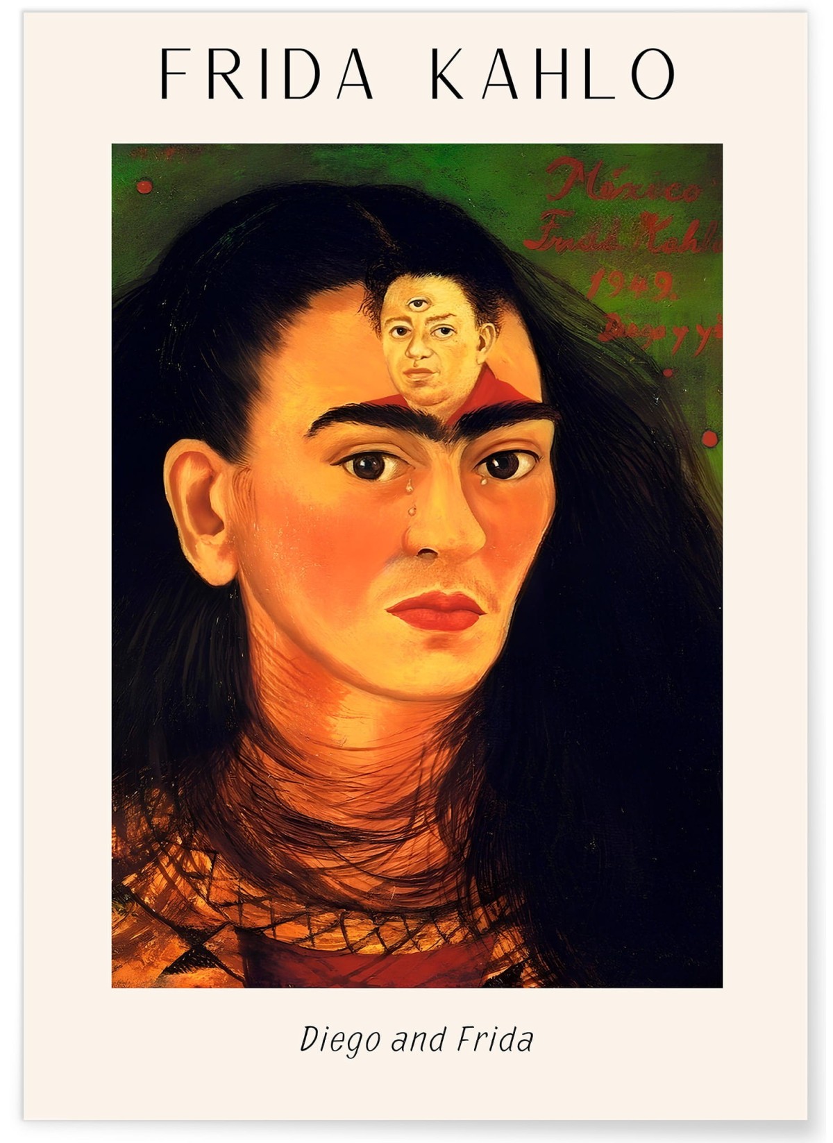 Affiche Frida Kahlo « Diego and Frida », L'AFFICHERIE