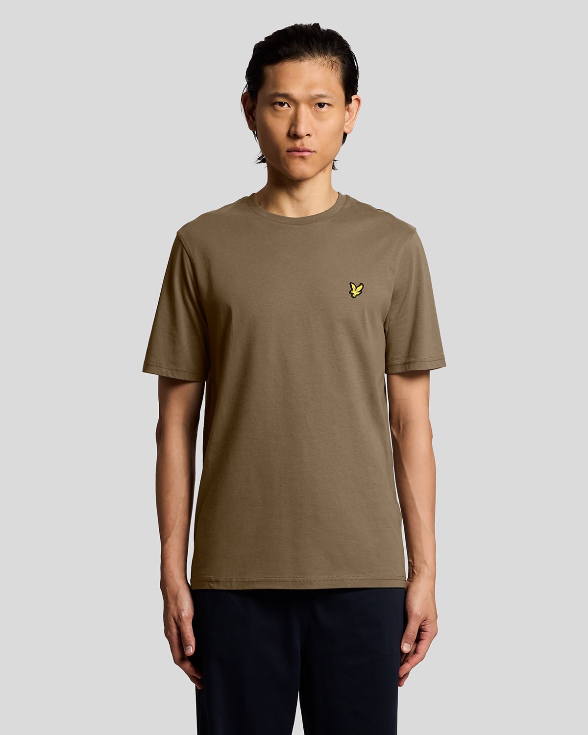 T-shirt en coton col rond, LYLE & SCOTT