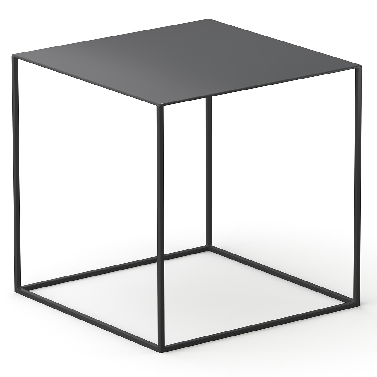 Romy Lacquered Metal Side Table