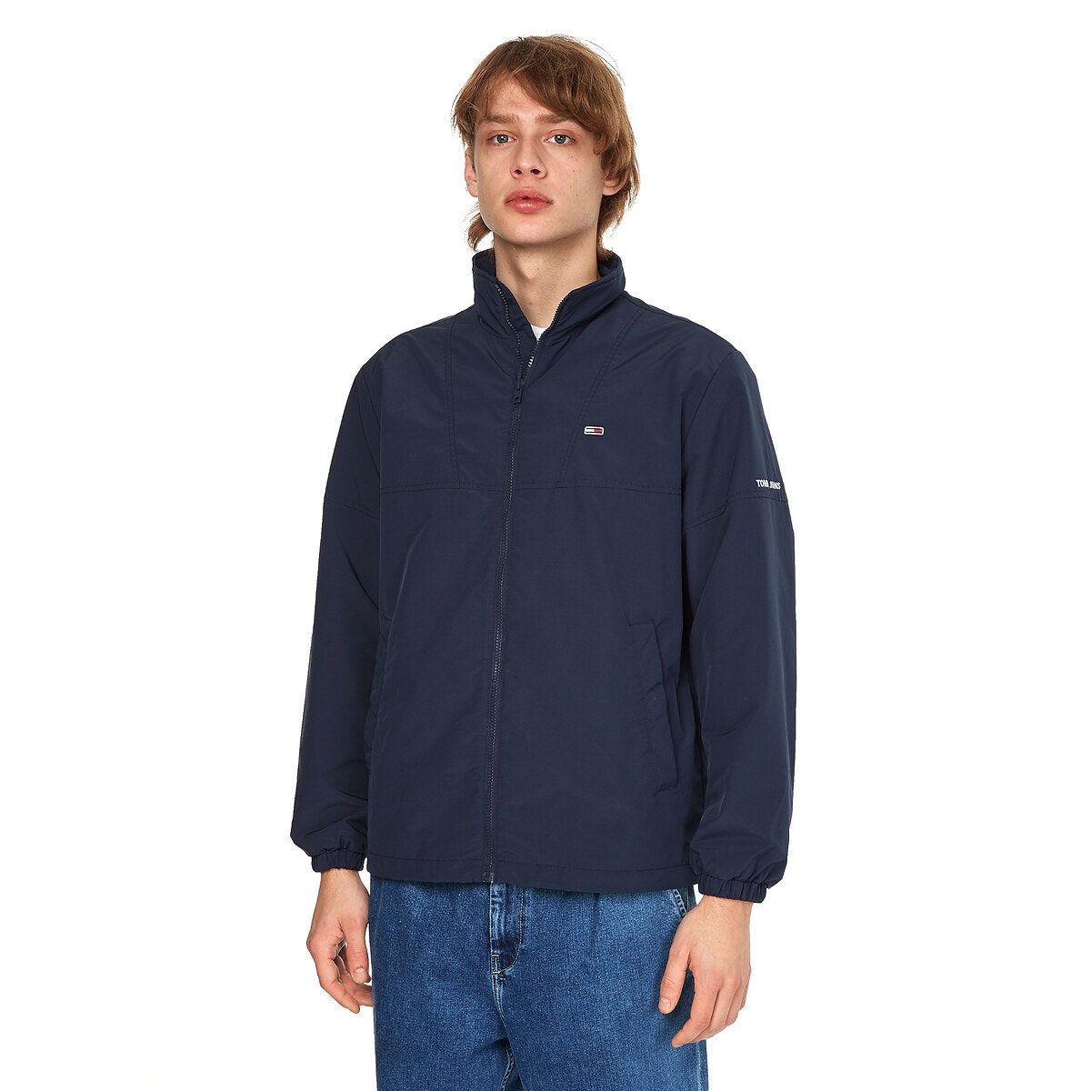 Veste en jean discount bleu marine homme