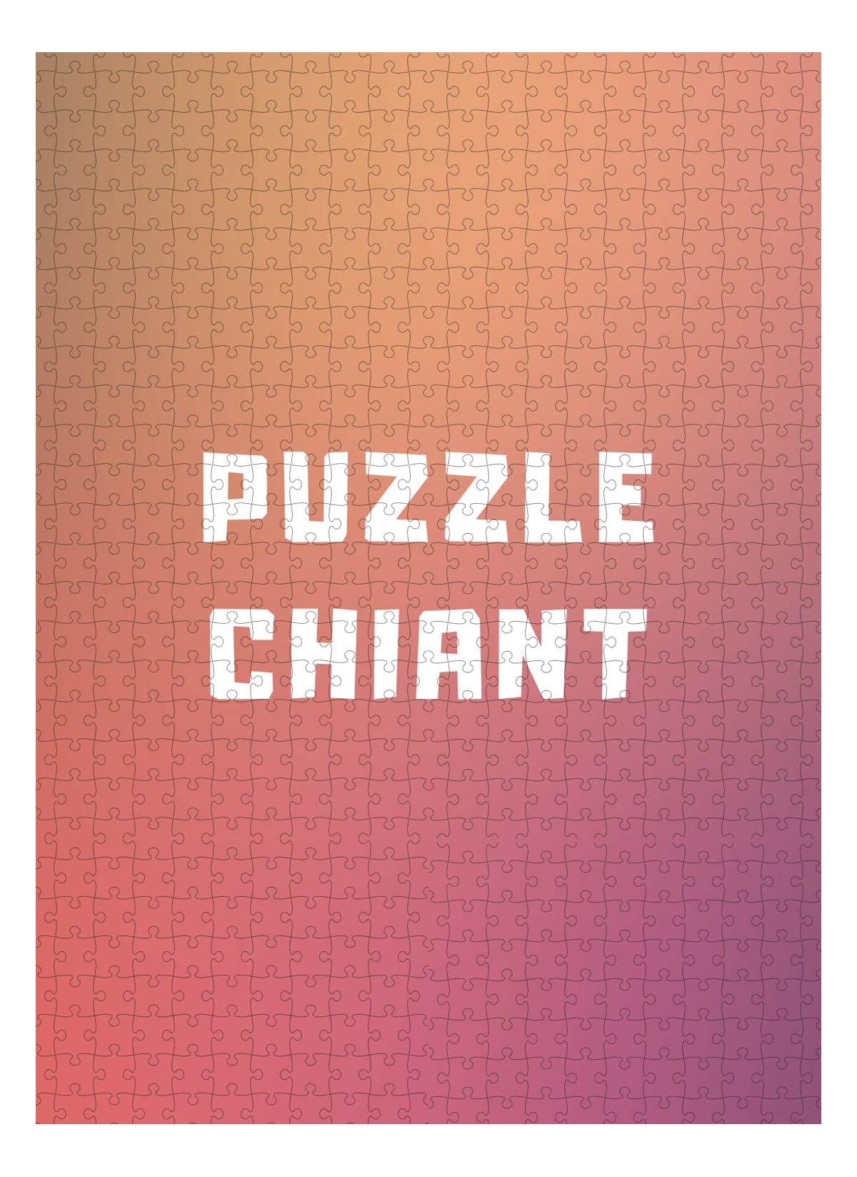 Puzzle chiant 500 pièces, L'AFFICHERIE