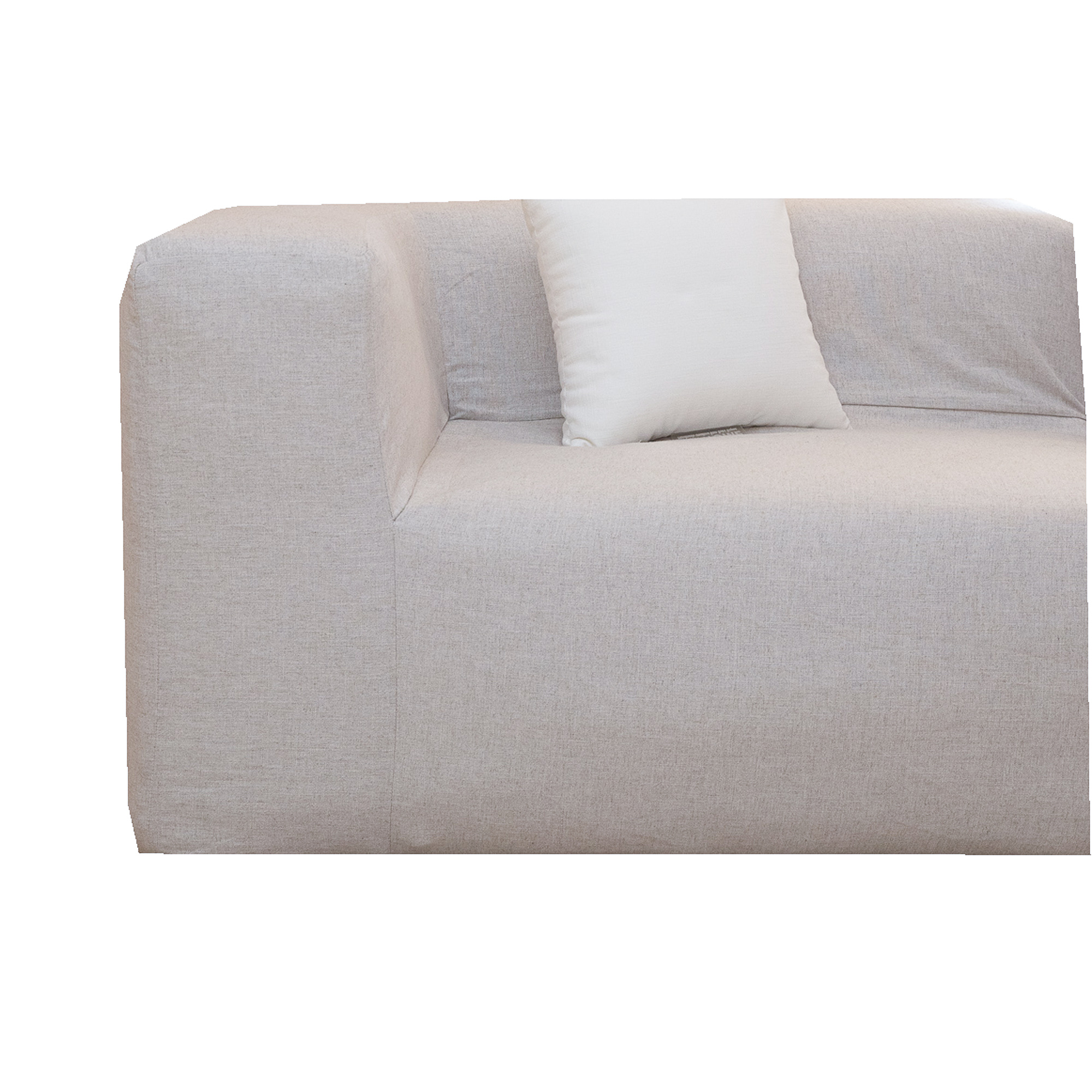 Chauffeuse pour canapé modulable en lin, MX HOME