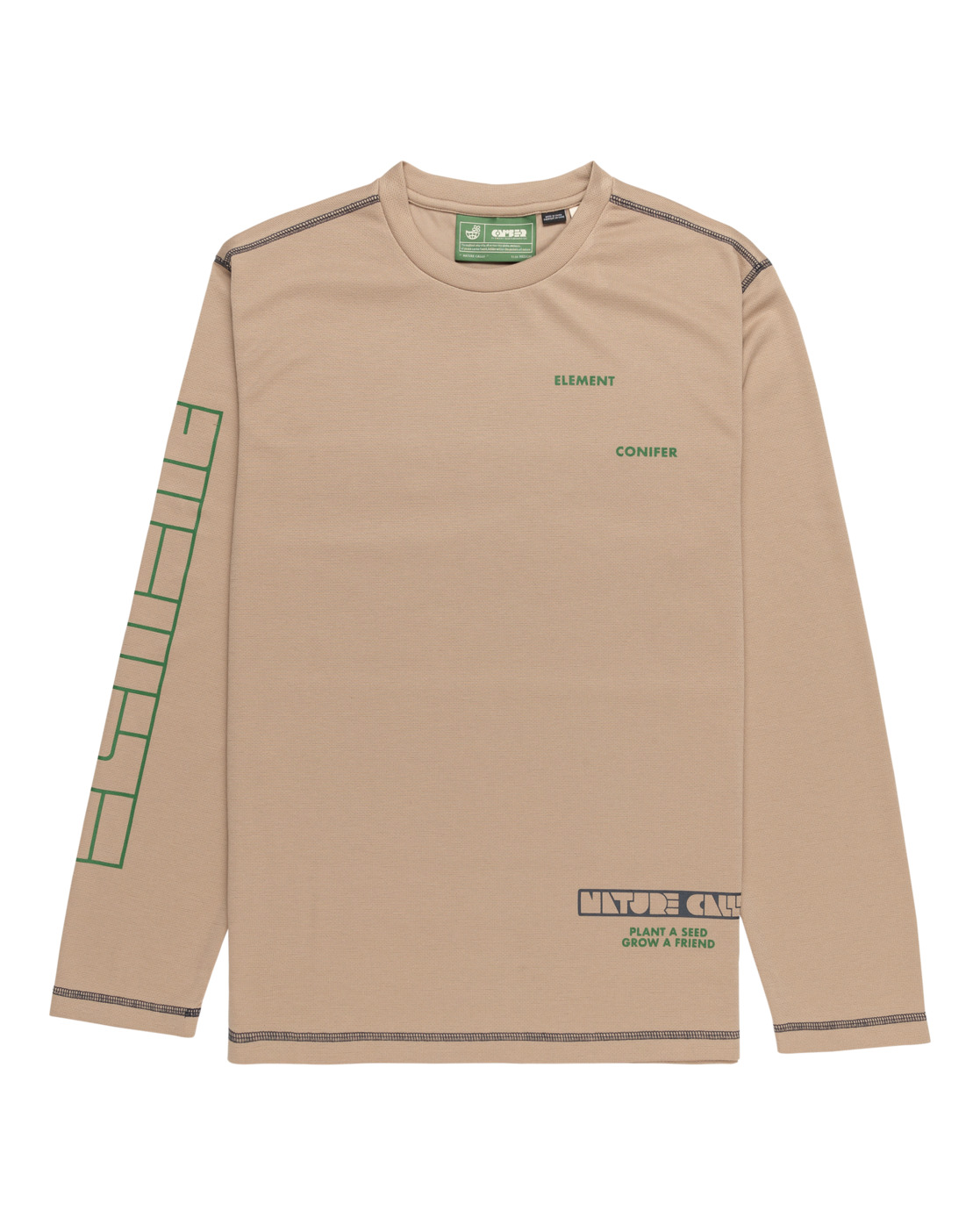 T-shirt à manches longues NATURE CALLS X ELEMENT GLOBE DRY, ELEMENT