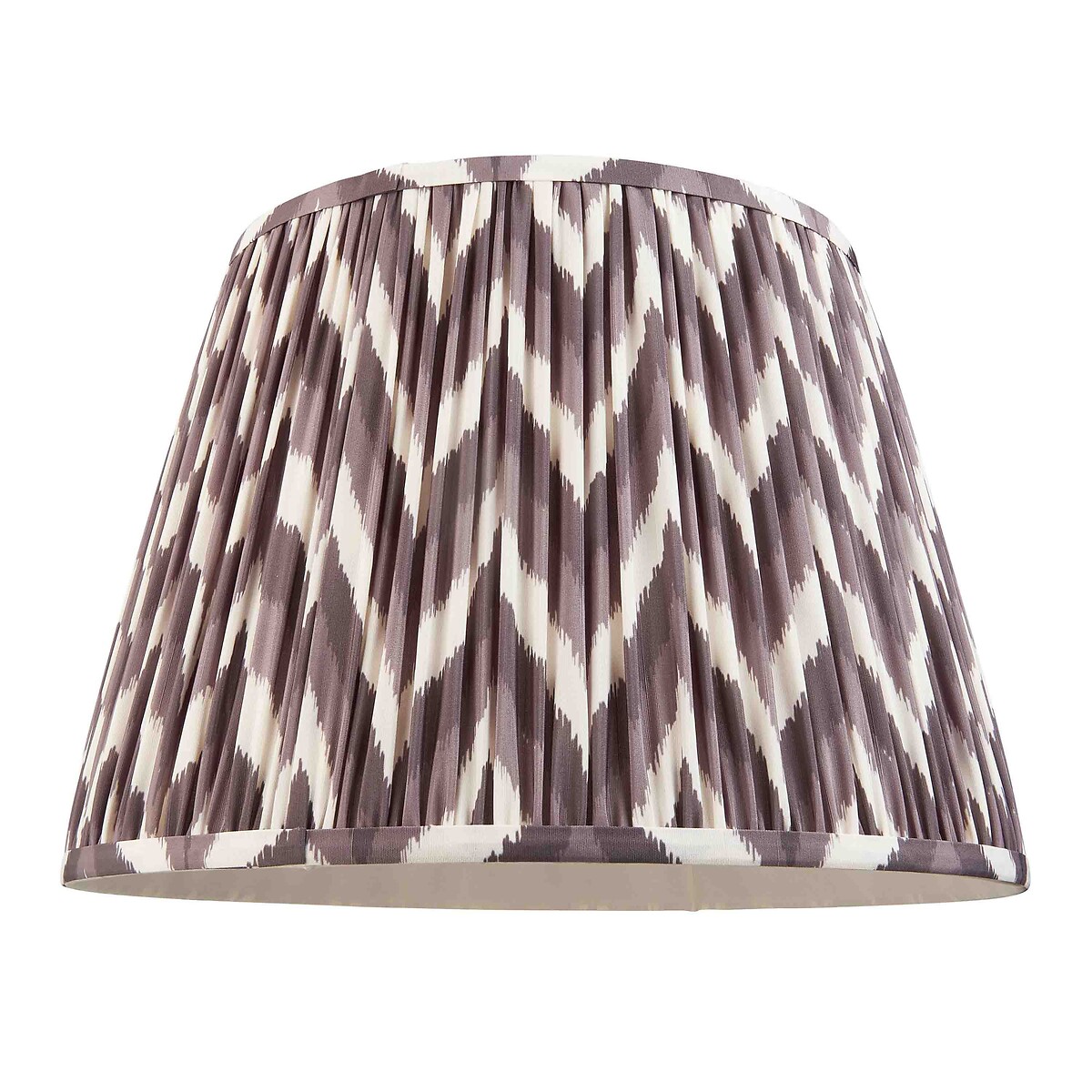 40cm Zigzag Light Shade in Pleated Fabric, ÉDITÉ