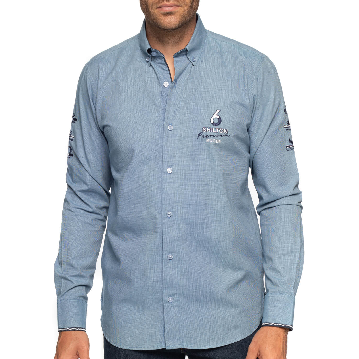 Chemise homme Calson logo brodé