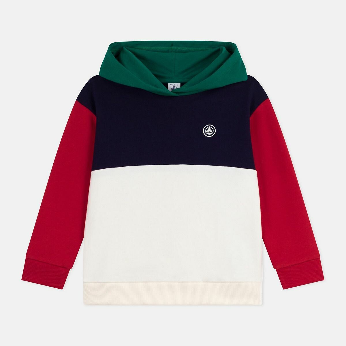 Colour Block Hoodie, PETIT BATEAU