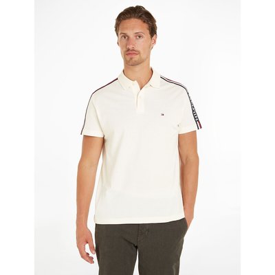 Embroidered Logo Polo Shirt in Cotton Jersey and Regular Fit TOMMY HILFIGER
