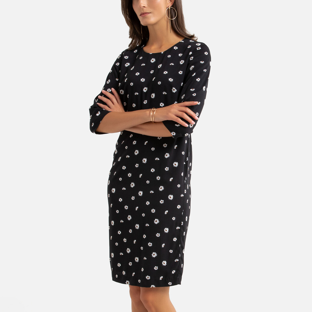 mid length shift dress