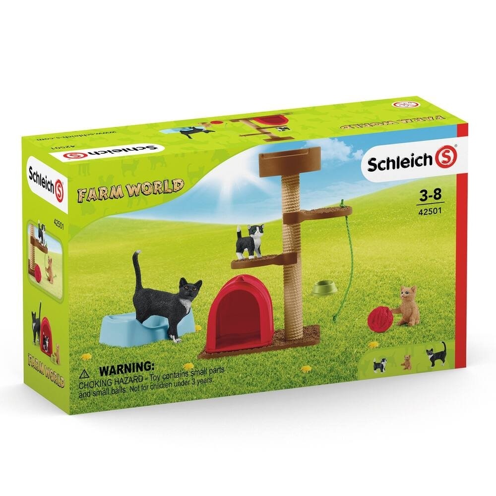 Aire De Jeux Pour Chats Adorables - Schleich, SCHLEICH