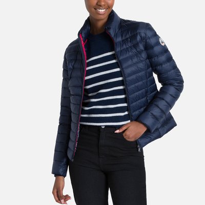 Cha Padded Jacket with High Neck and Zip Fastening JOTT