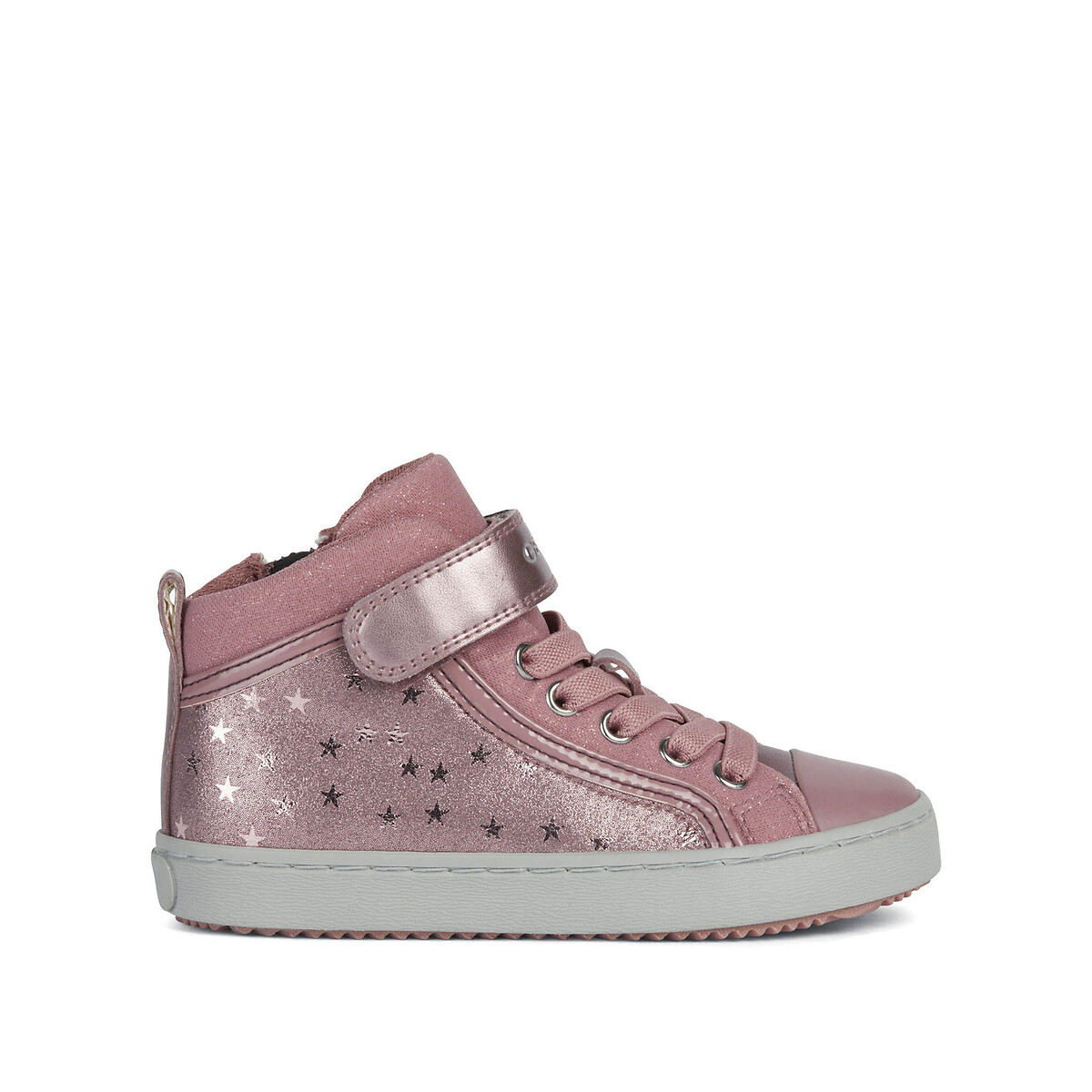 Kids kalispera breathable high top trainers pink Geox La Redoute