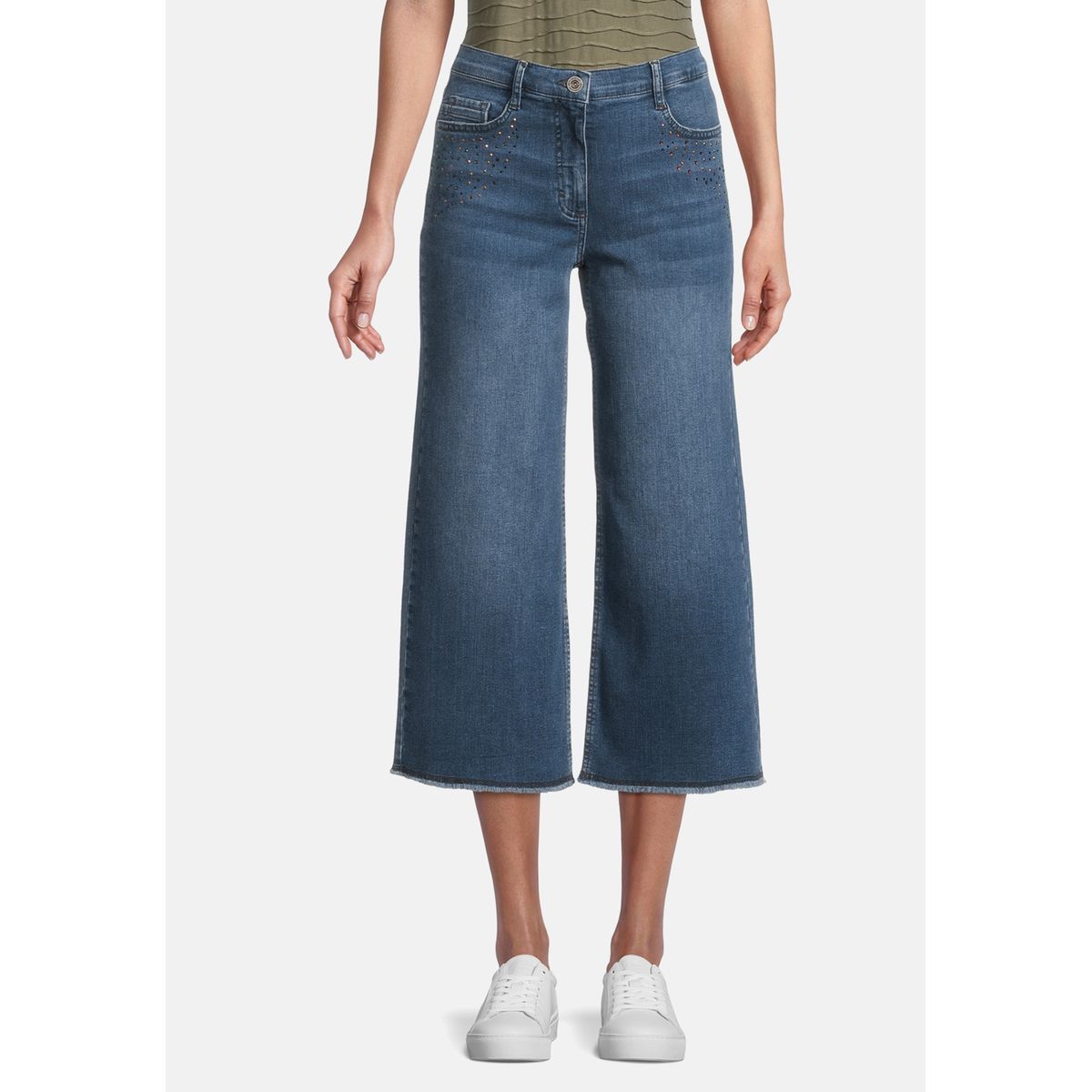 Jupe-culotte à franges