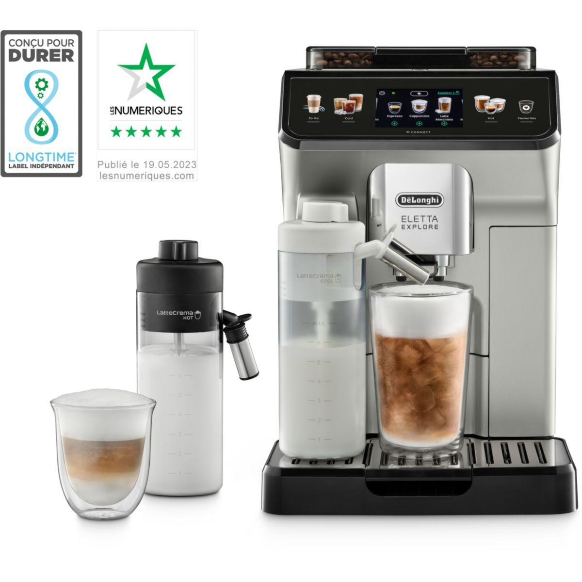 pot isotherme de la carafe lait pour robot café automatique