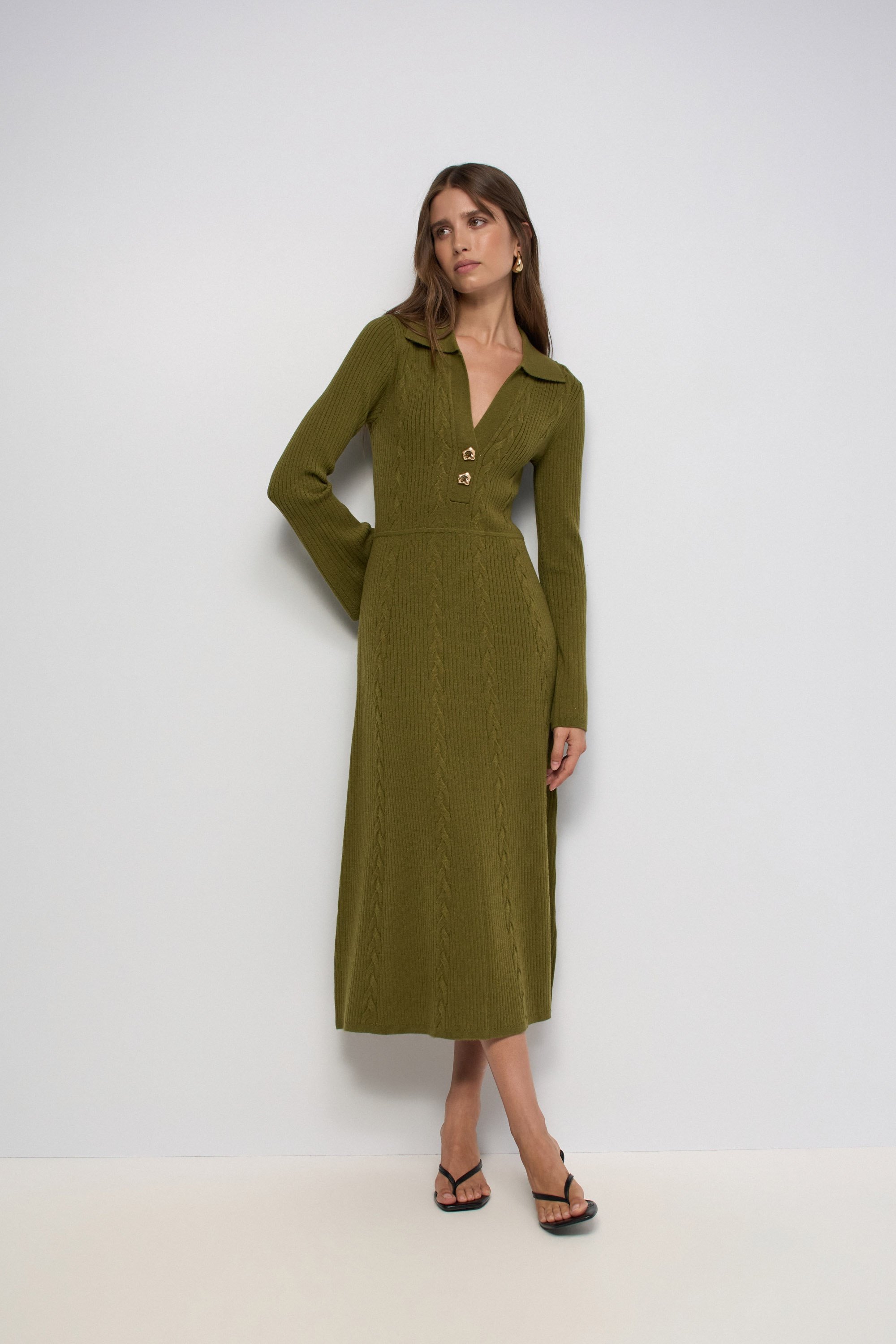 ROBE EN MAILLE JACQUARD, SALSA JEANS