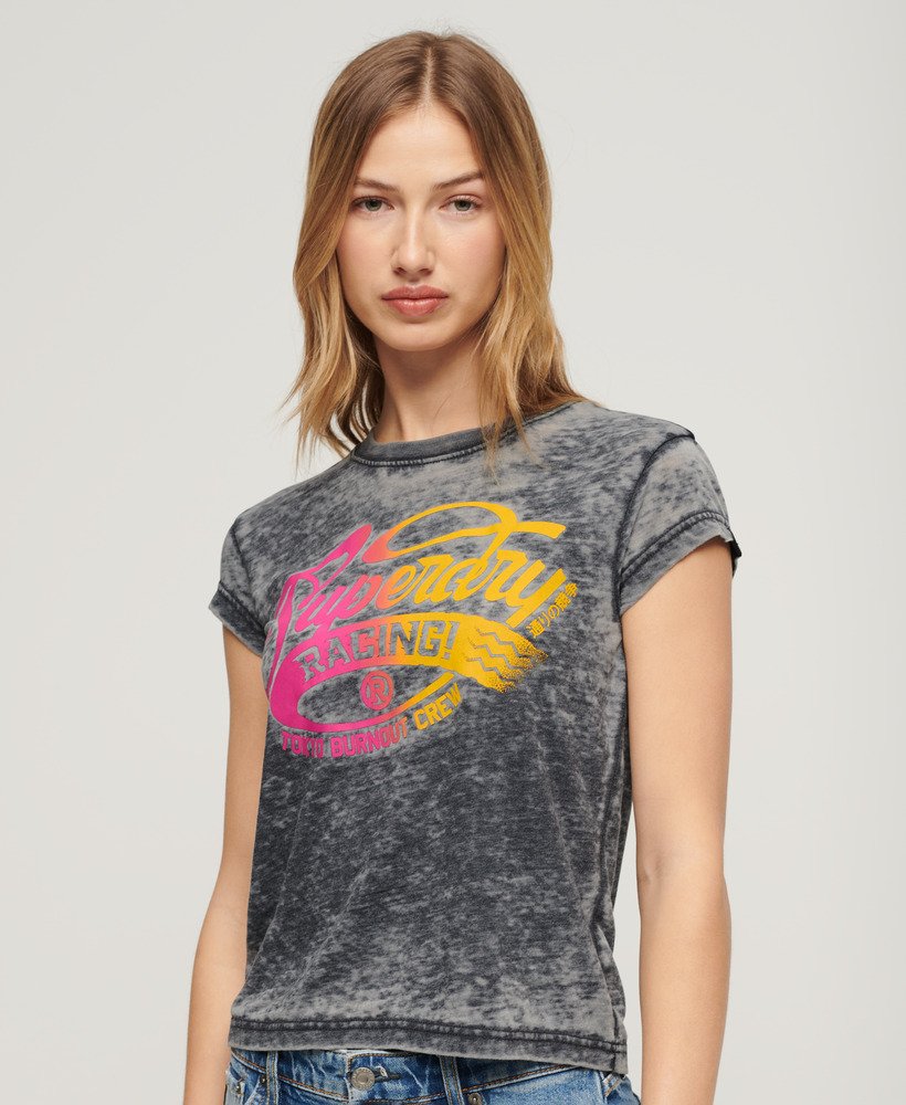 T-shirt à manches courtes Fade Rock Graphic, SUPERDRY