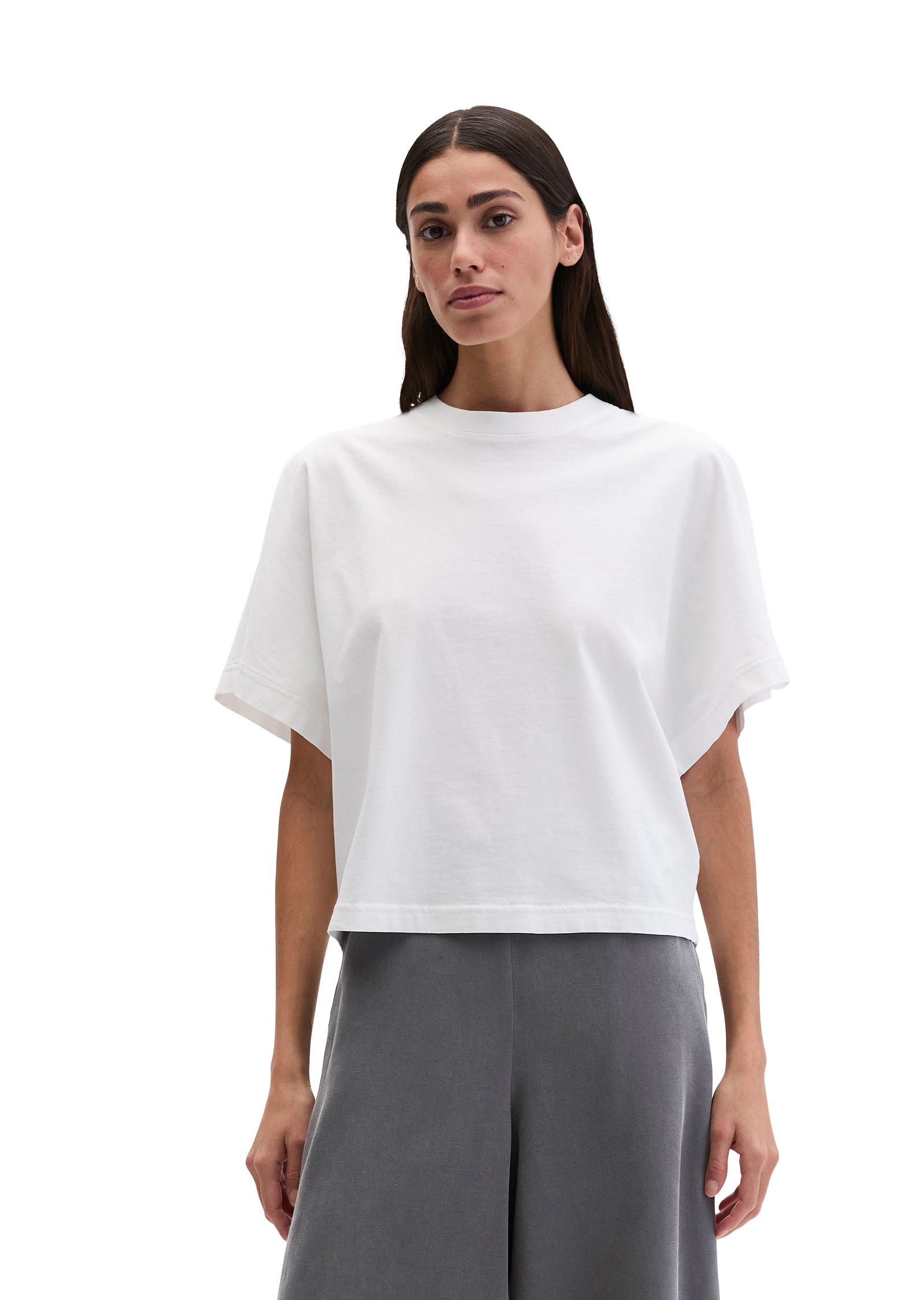 T-shirt loose en coton bio régénéré, MARC O'POLO