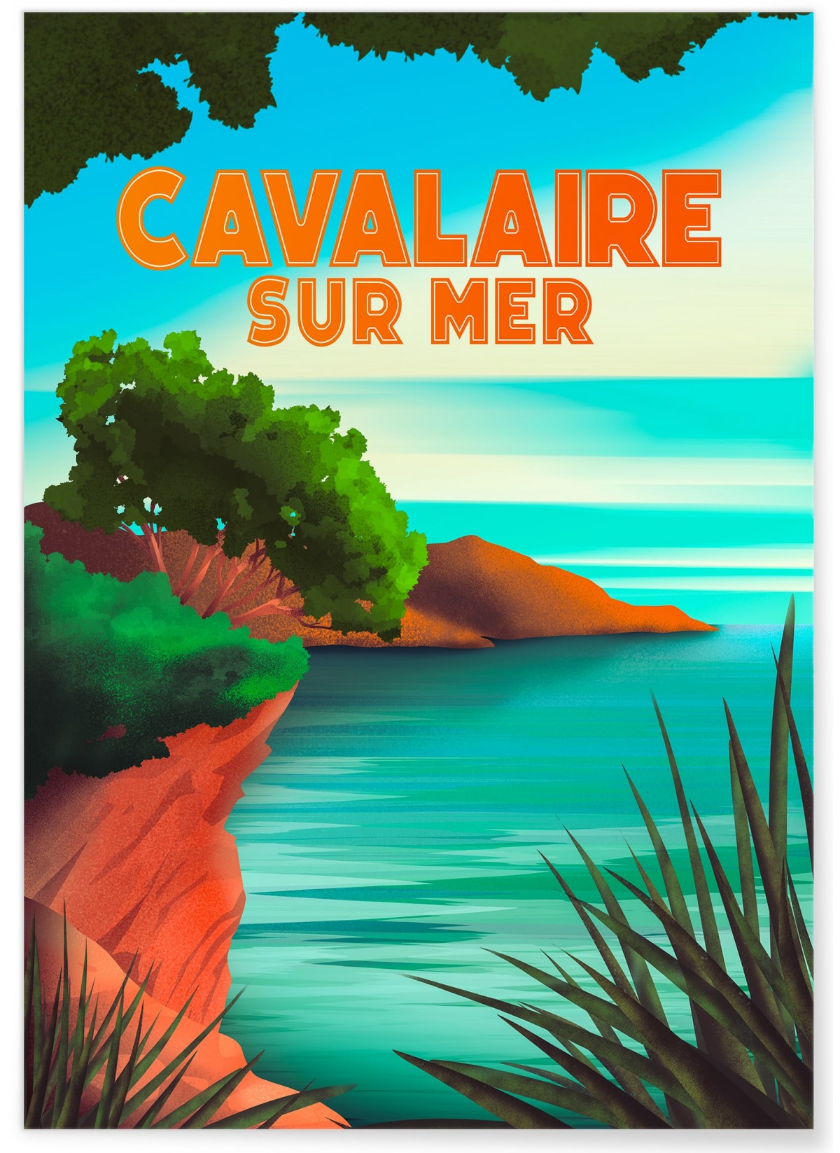 Affiche ville Cavalaire-sur-Mer, L'AFFICHERIE