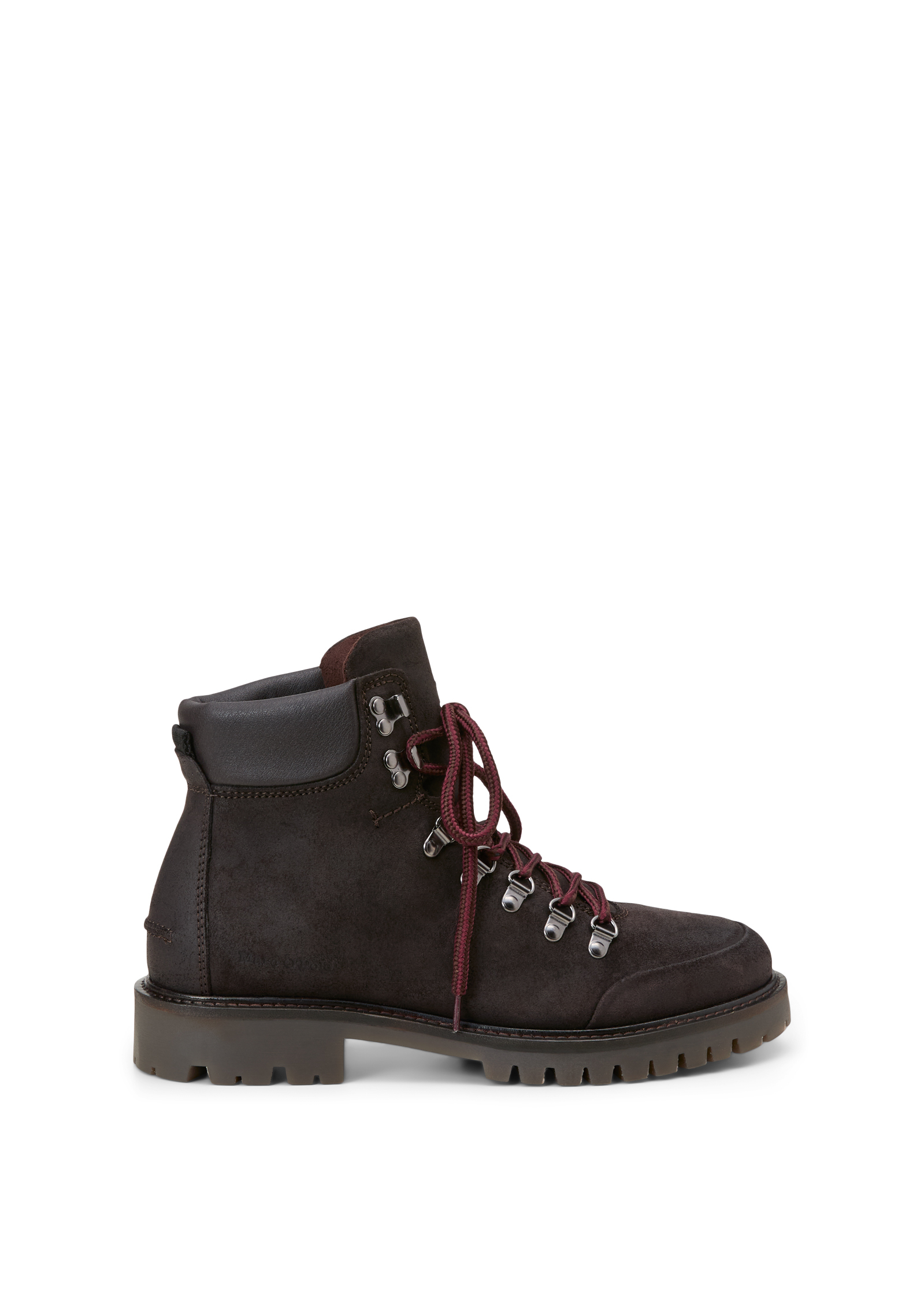 Bottes à lacets, modèle Armin en cuir velours ciré, MARC O'POLO
