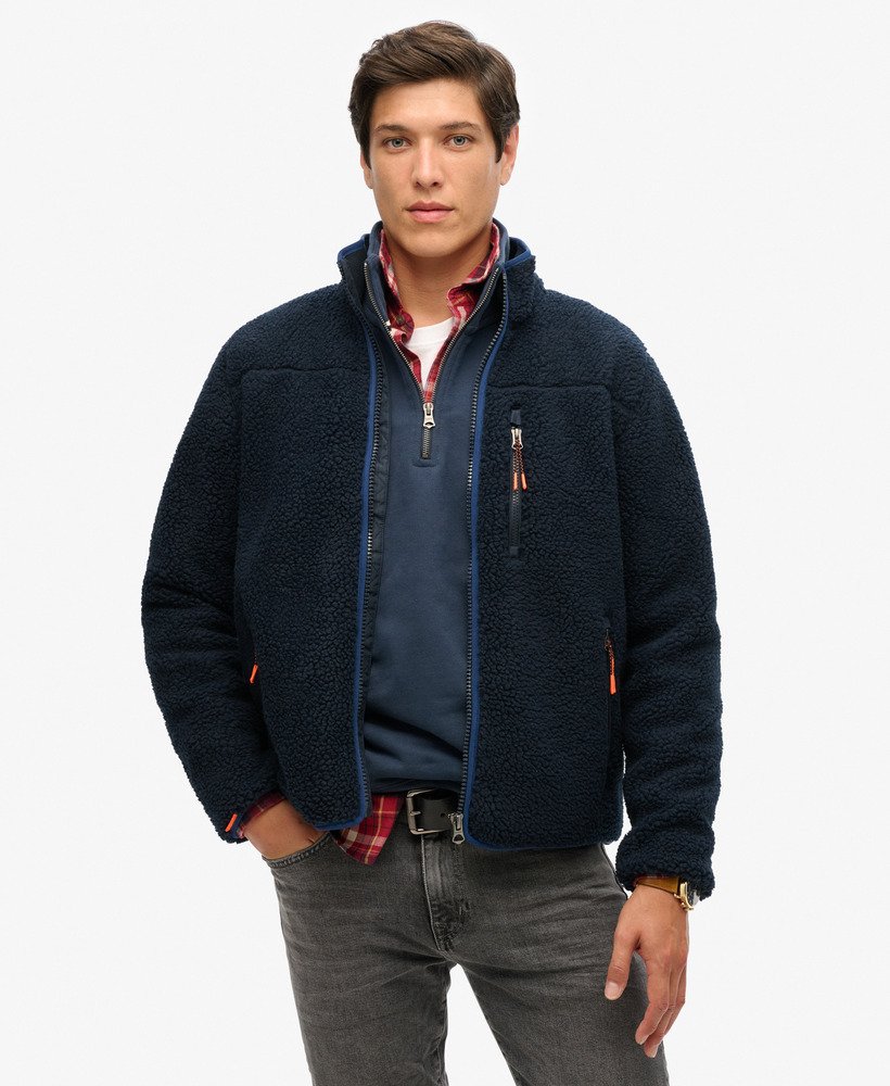 Polaire sherpa zippée, SUPERDRY