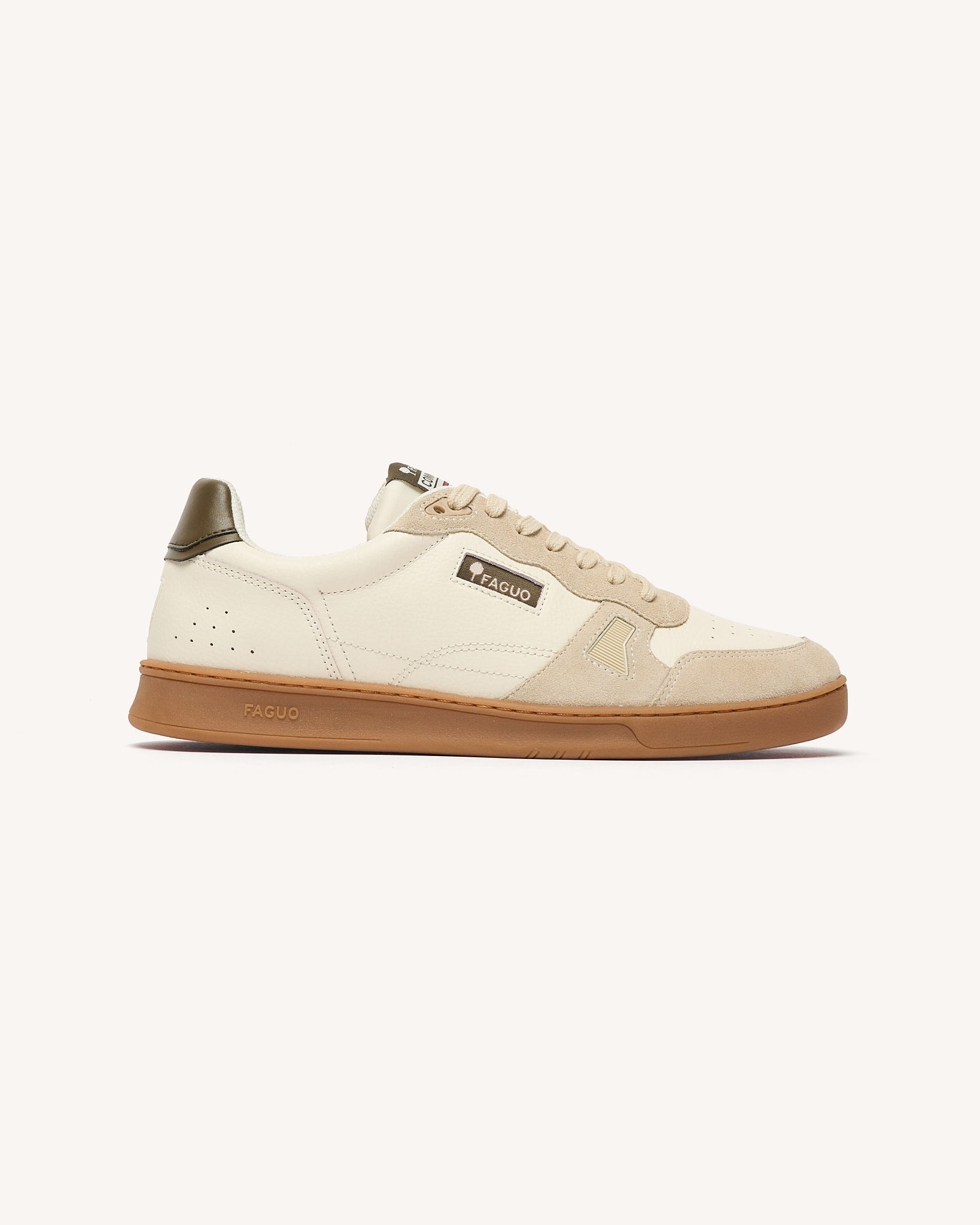 Baskets basses en cuir, FAGUO