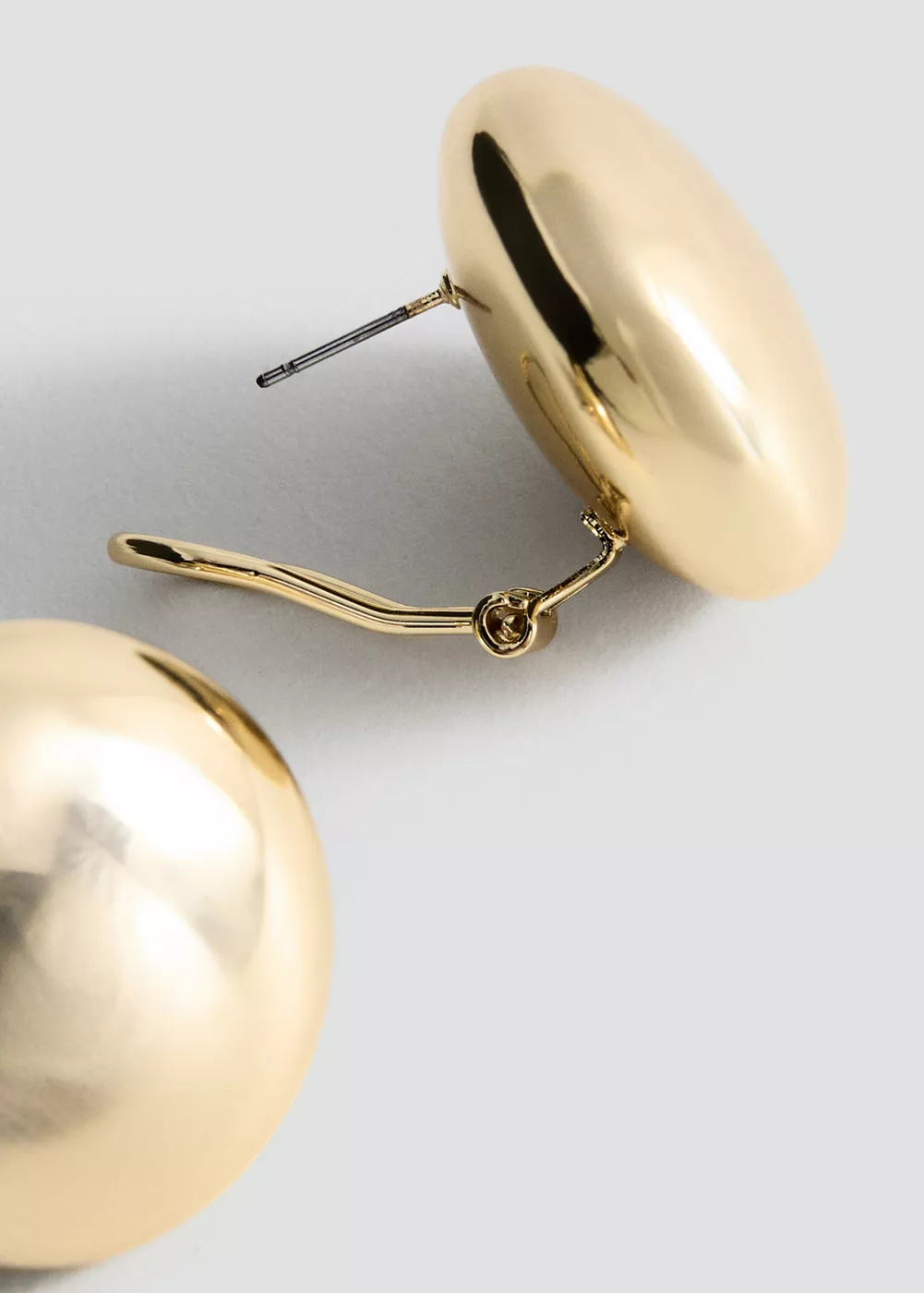 Boucles d'oreilles rondes volume, MANGO