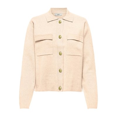 Brushed Knit Buttoned Cardigan JDY