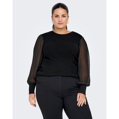 Pull col rond en fine maille ONLY CARMAKOMA