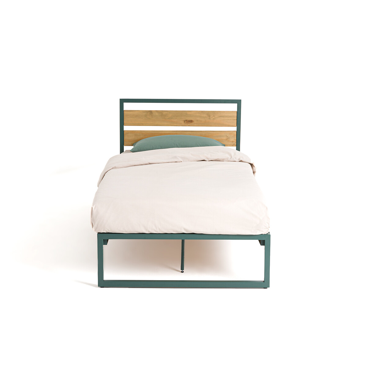 Кровать HIBA 90 x 190 см зеленый LaRedoute, размер 90 x 190 см - фото 2