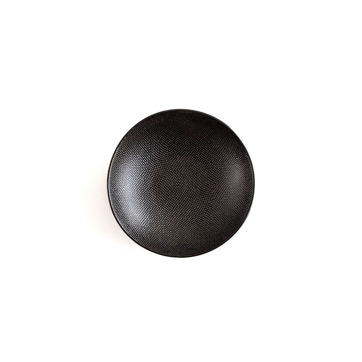 Комплект из 6 глубоких тарелок Из керамики Vulsini единый размер черный