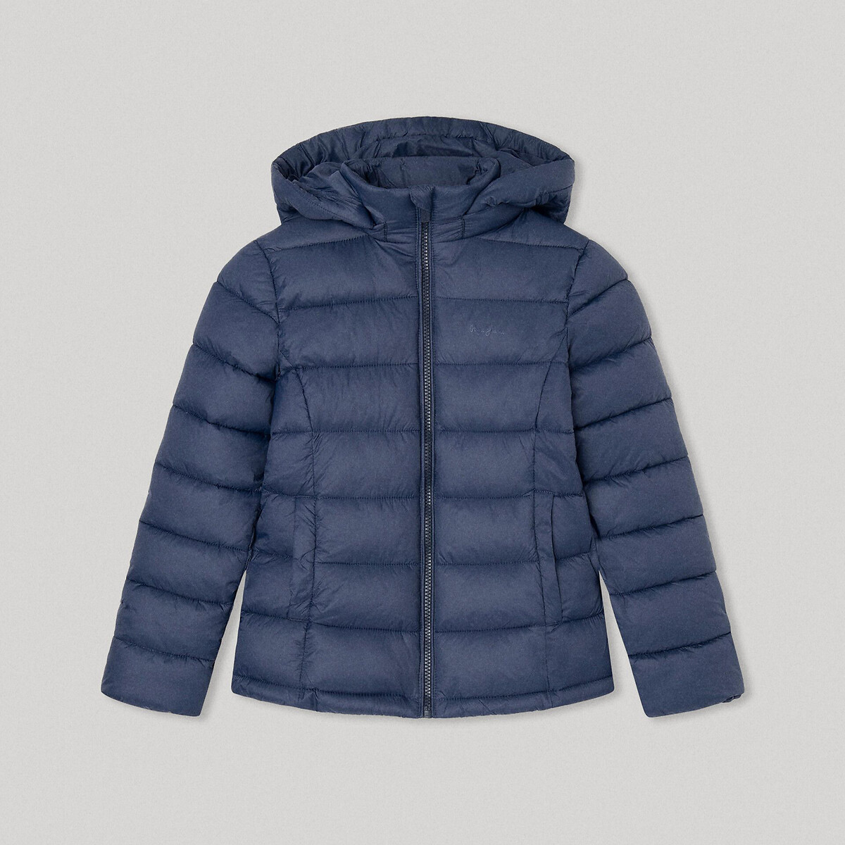 Куртка Стеганая с капюшоном 10 лет - 138 см синий LaRedoute, размер 10 лет - 138 см