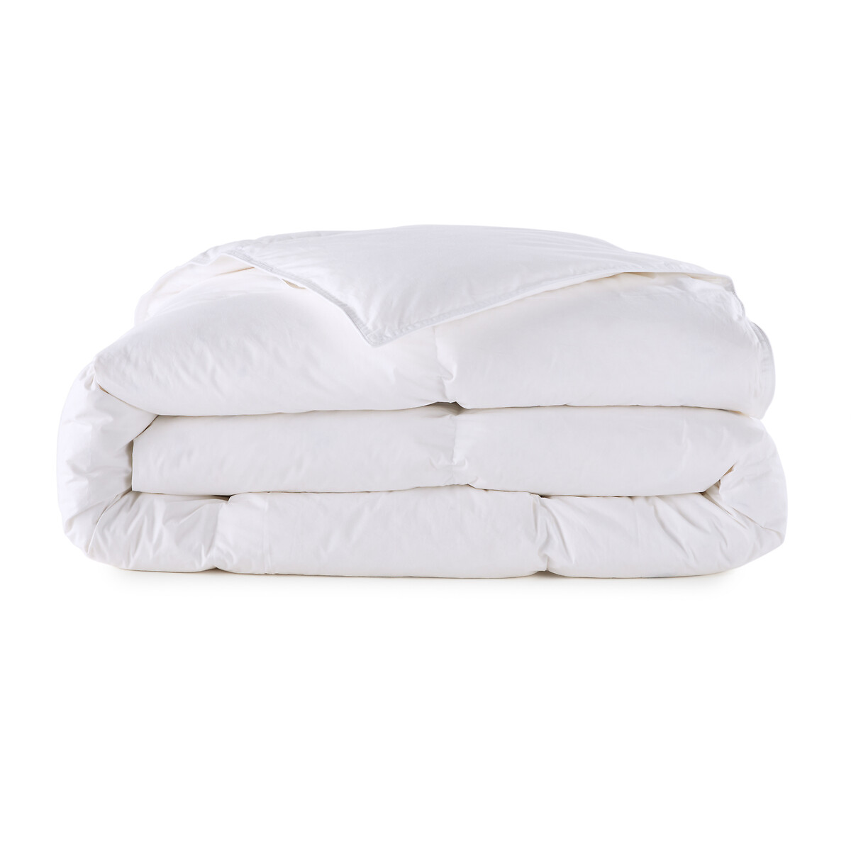 Одеяло натуральное  160 x 210 см белый LaRedoute, размер 160 x 210 см - фото 2