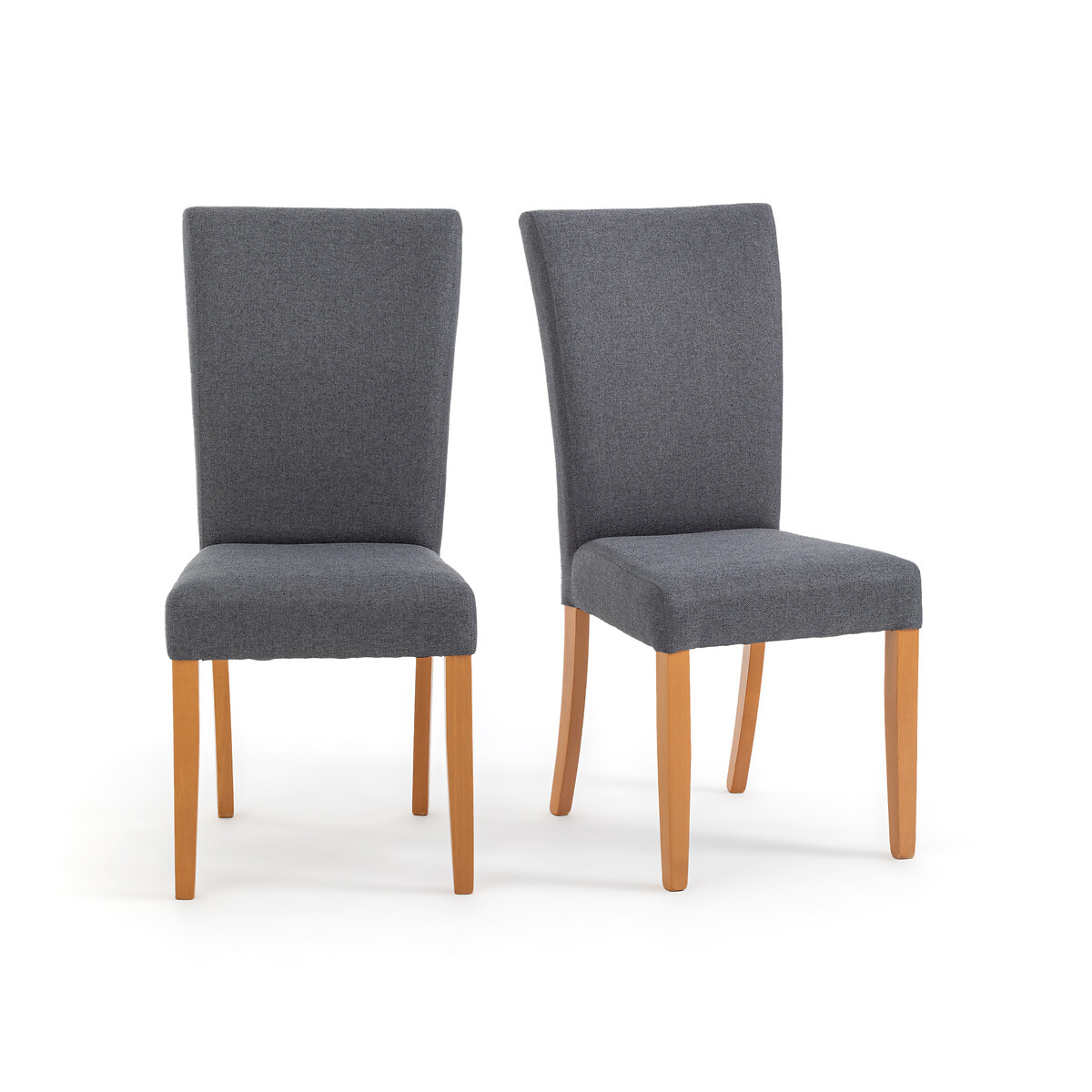 Комплект из 2 стульев, Dario LaRedoute La Redoute единый размер серый - фото 1