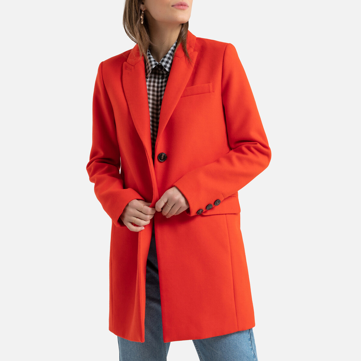 

Пальто La Redoute, Красный, La Redoute 34 (FR) - 40 (RUS) красный