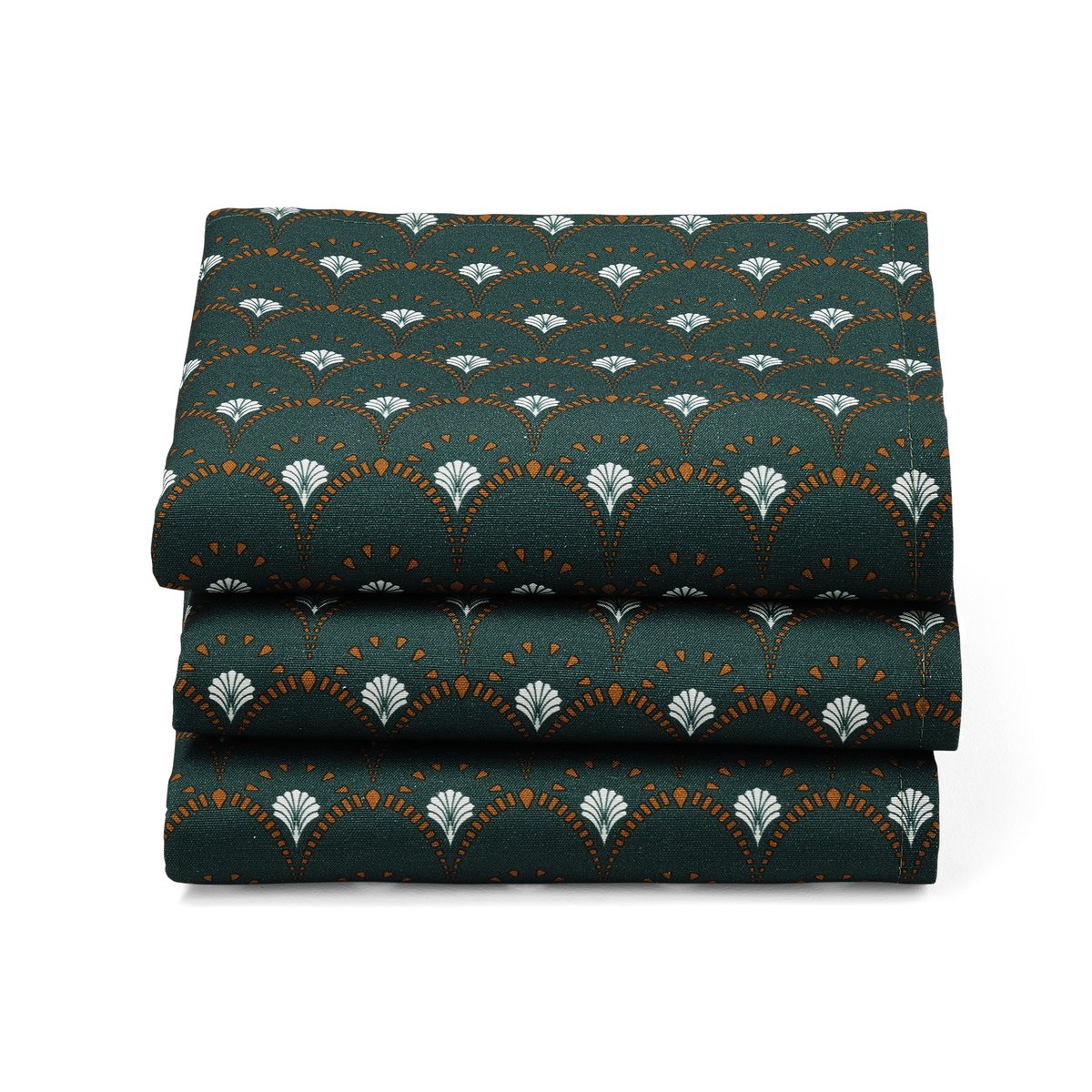 

Комплект из салфеток Mina La Redoute, Зеленый, Vert 45 x 45 см зеленый