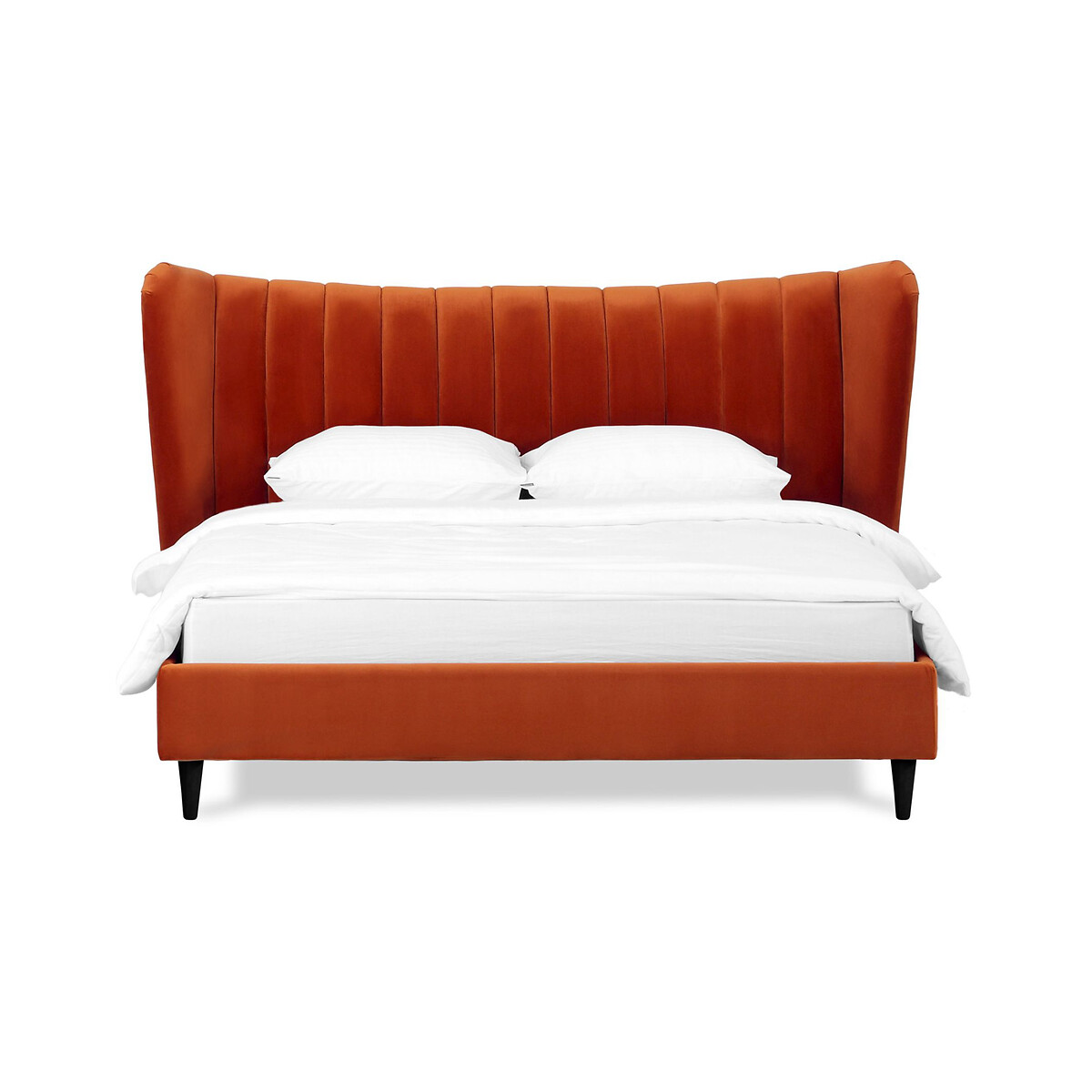Кровать Queen II Agata L 160 x 200 см оранжевый LaRedoute, размер 160 x 200 см - фото 2