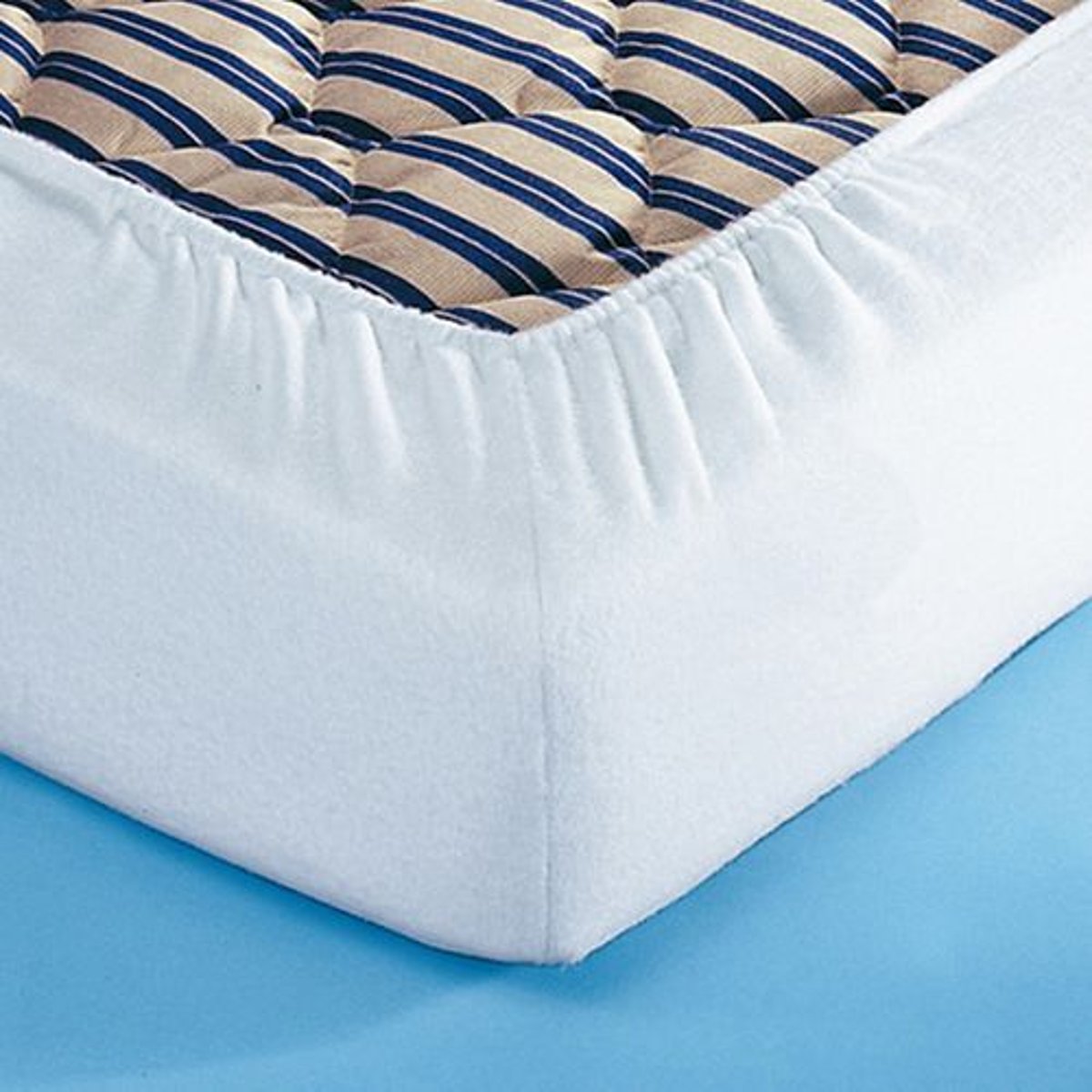 Protège-matelas molleton anti-acariens