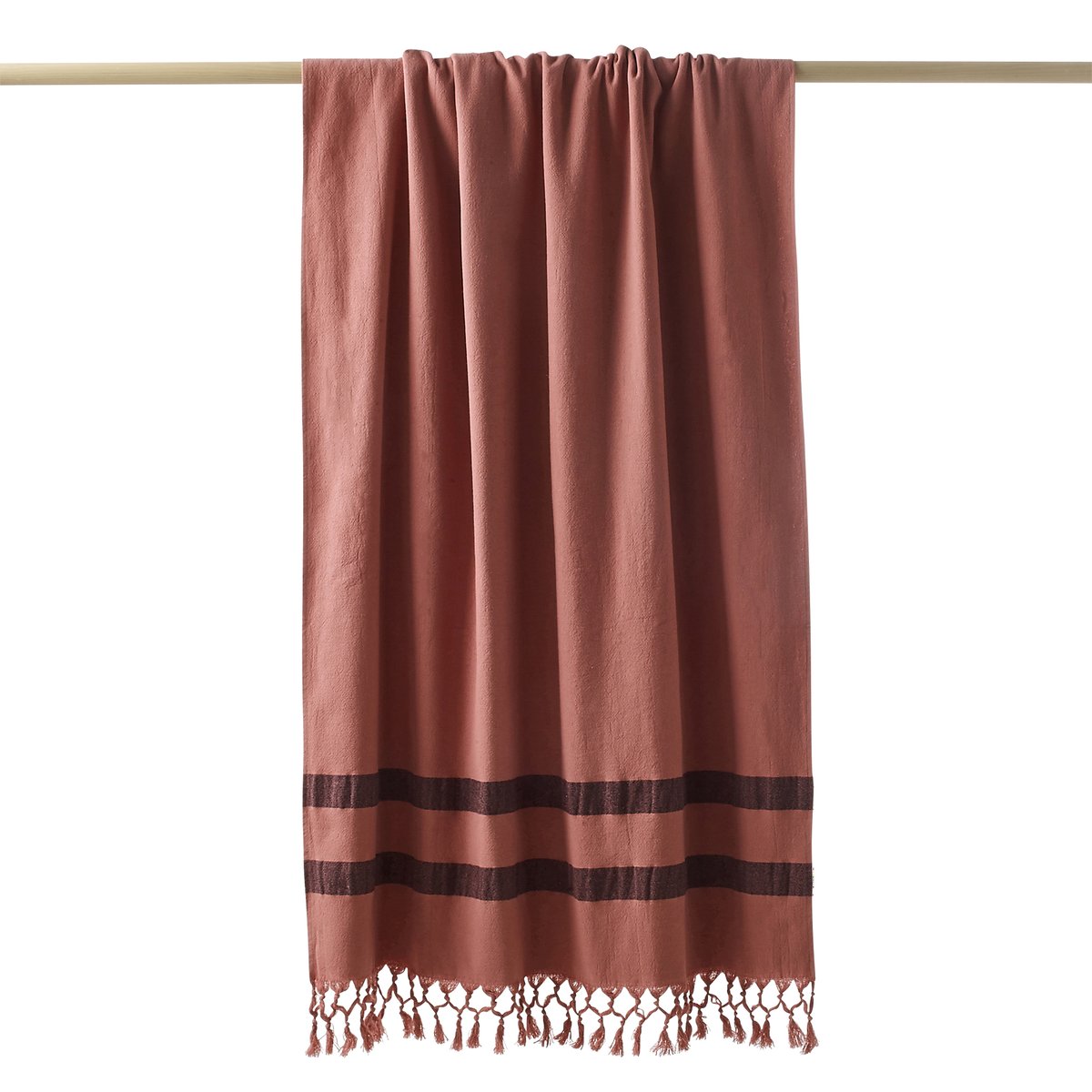 

Полотенце La Redoute, Каштановый, Махровое в стиле пляжного покрывала ANTALYA 90 x 175 cm каштановый