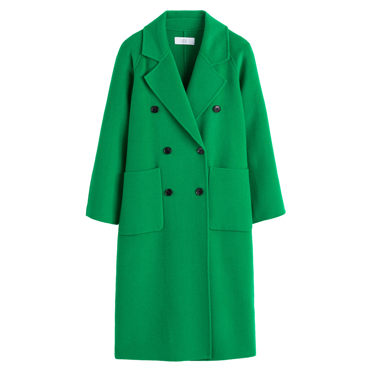 Пальто Из шерстяного драпа 52 (FR) - 58 (RUS) зеленый LaRedoute, размер 52 (FR) - 58 (RUS) Пальто Из шерстяного драпа 52 (FR) - 58 (RUS) зеленый - фото 5