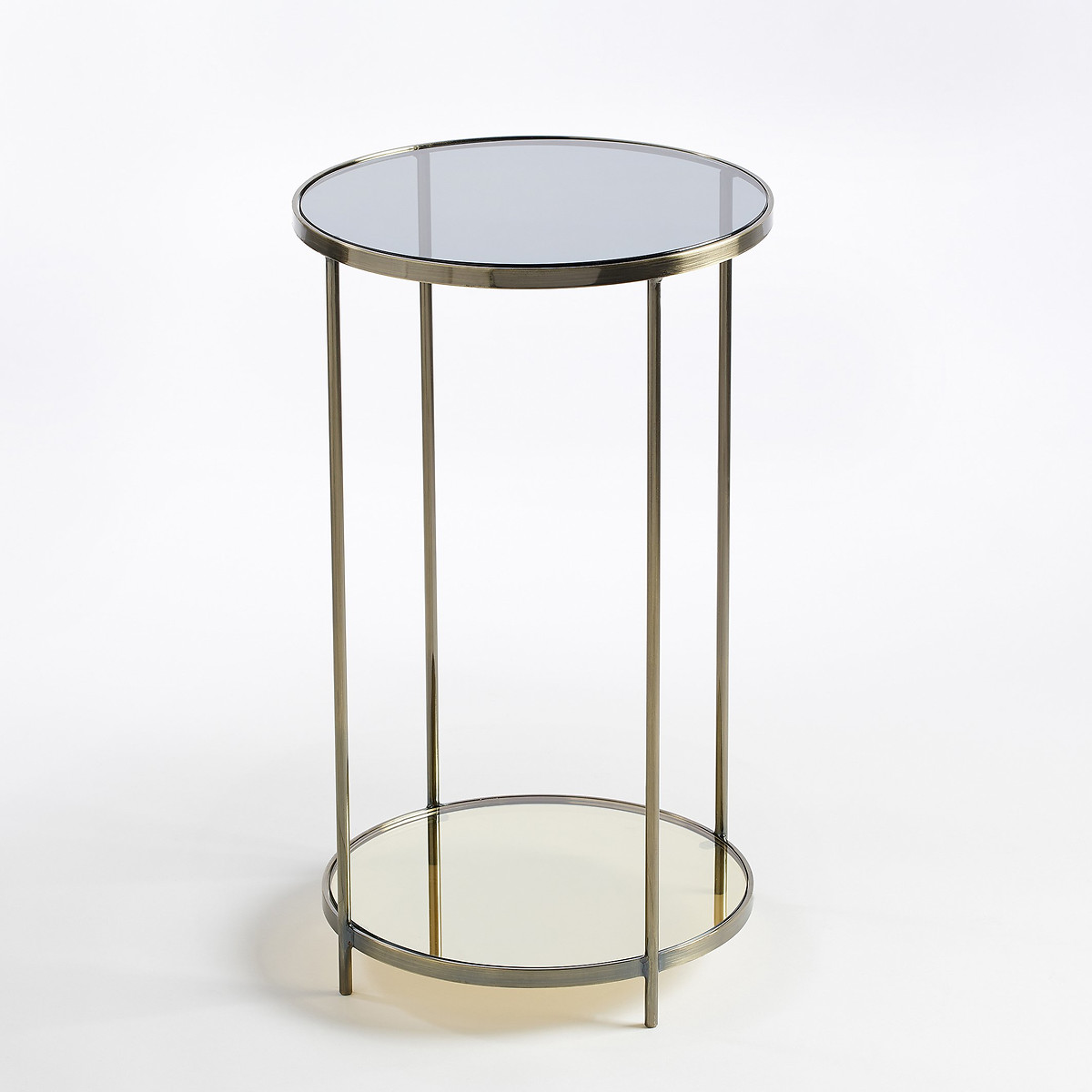 Столик круглый Ulupna единый размер золотистый прямоугольный журнальный столик из закаленного стекла sybil единый размер другие