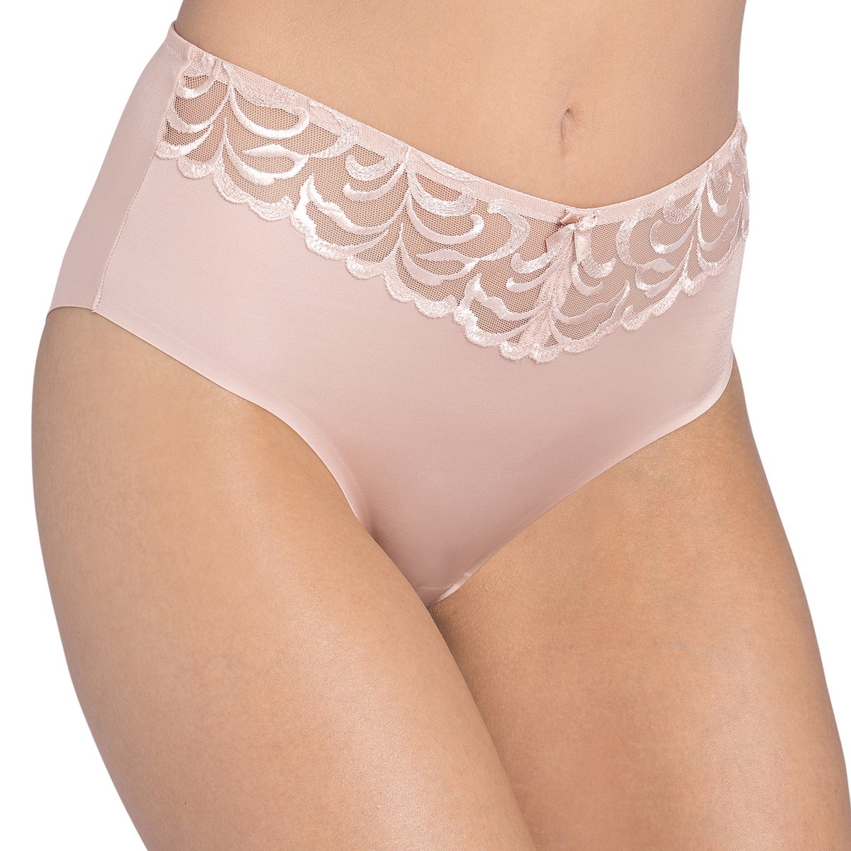 

Трусы LaRedoute, Бежевый, Из микрофибры и тюля с вышивкой Maxi Modern Finesse 48 (FR) - 54 (RUS) бежевый