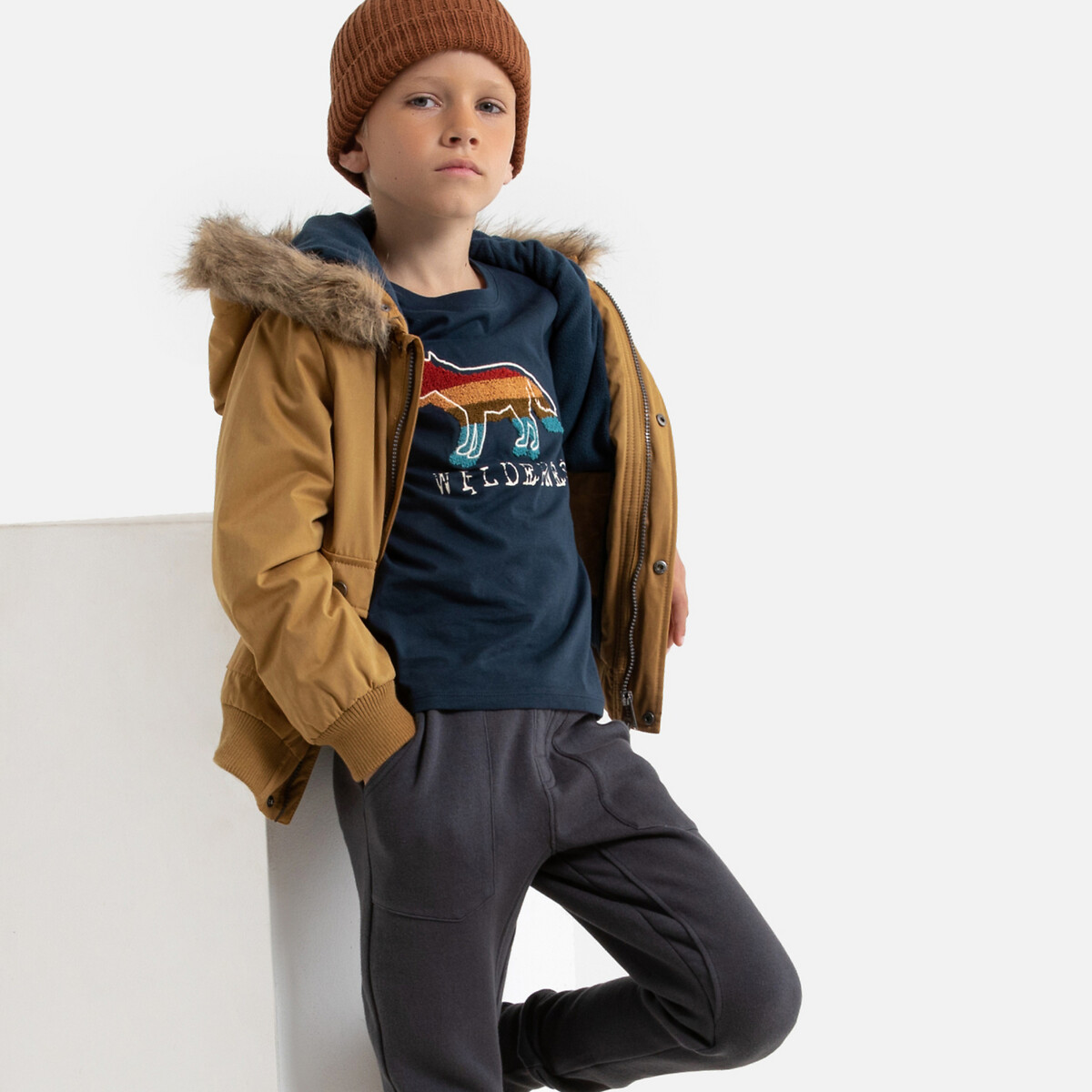 

Футболка LaRedoute, Синий, С длинными рукавами и вышитым рисунком 3-12 лет 4 года - 102 см синий