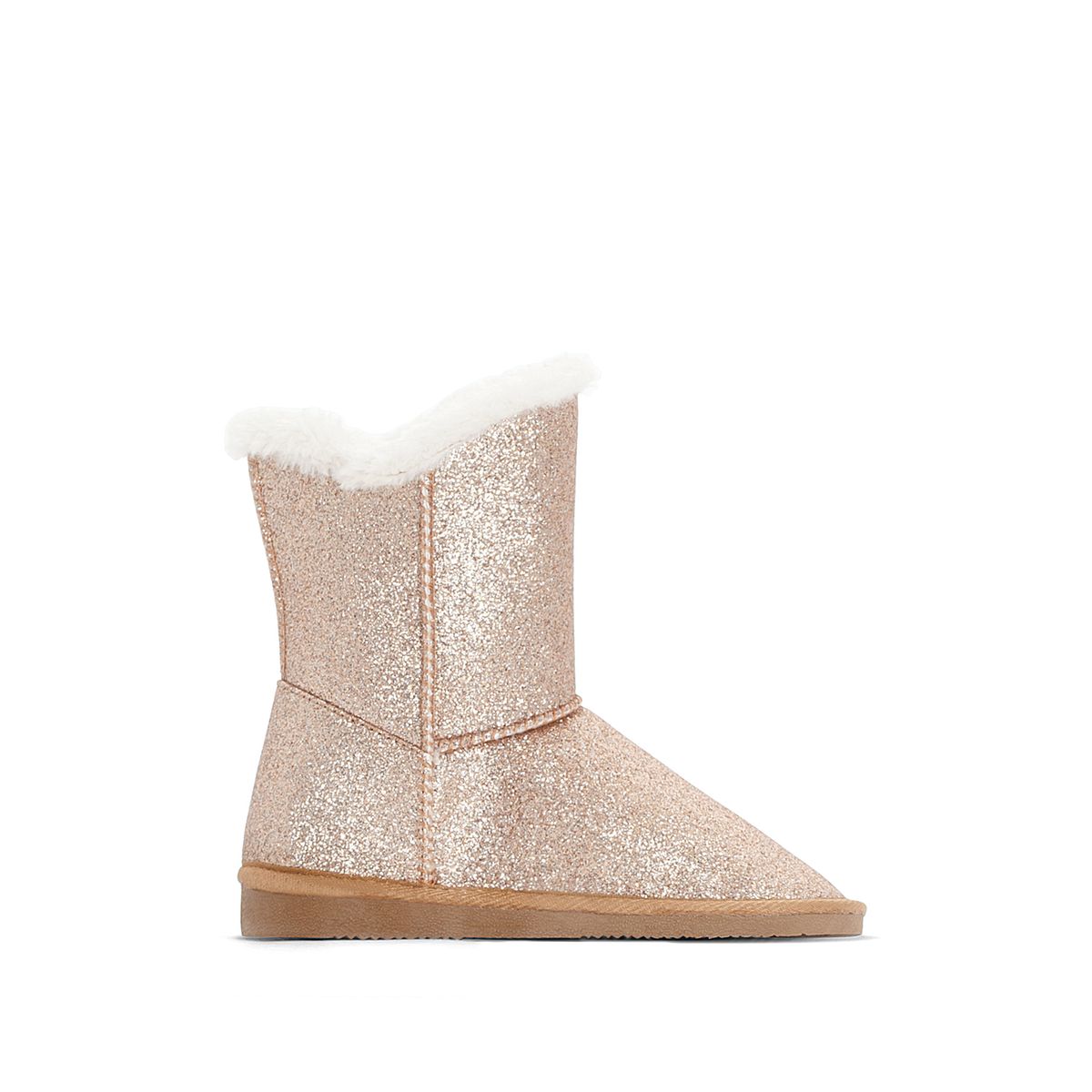 Botte fourrée à paillettes