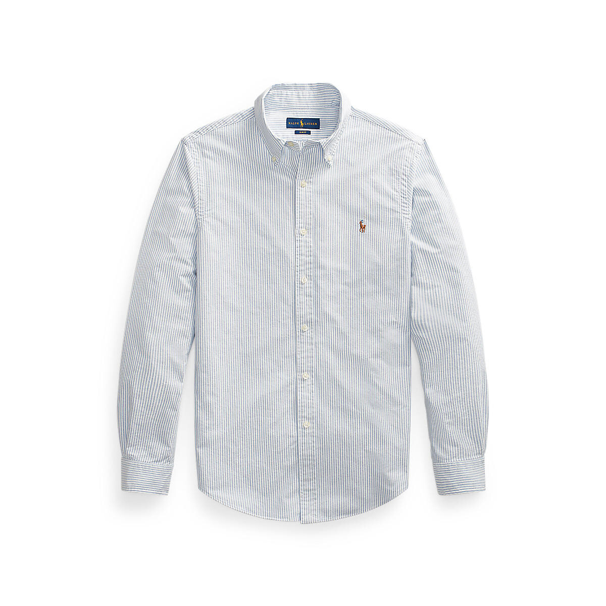 

Рубашка LaRedoute, Белый, Рубашка слим из ткани оксфорд в полоску XS белый