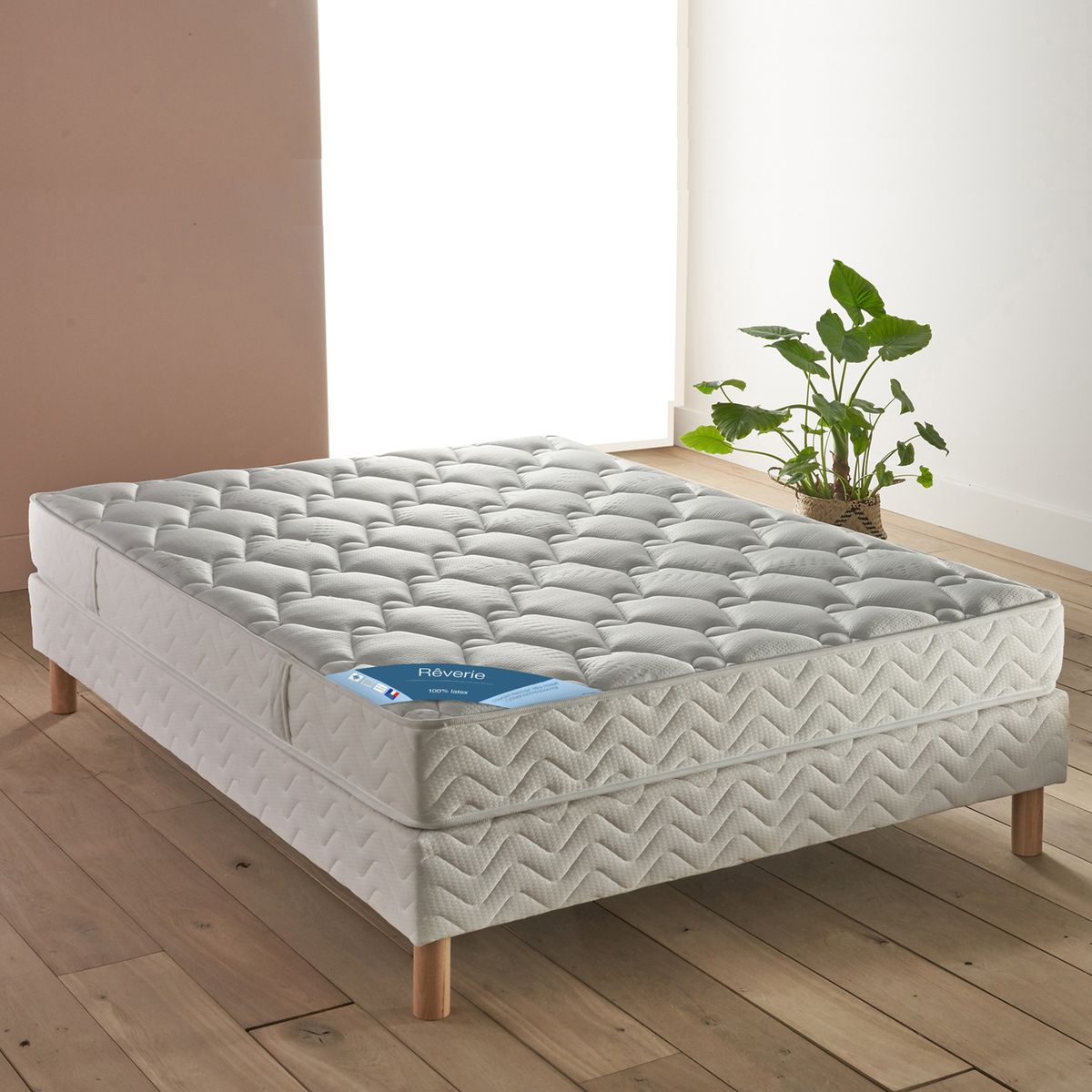 Matelas latex confort prestige très ferme 7 zones