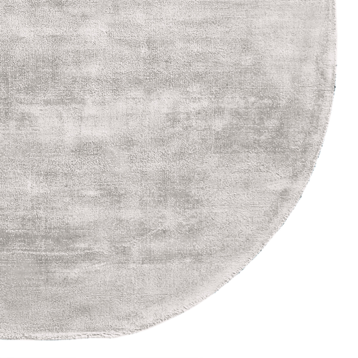 Ковер LaRedoute Квадратный связанный вручную из 100 вискозы Used единый размер серый - фото 3
