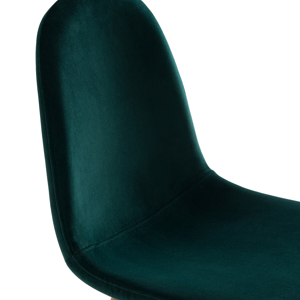 Комплект из двух стульев с LA REDOUTE INTERIEURS Обивкой из велюра Polina единый размер зеленый - фото 3
