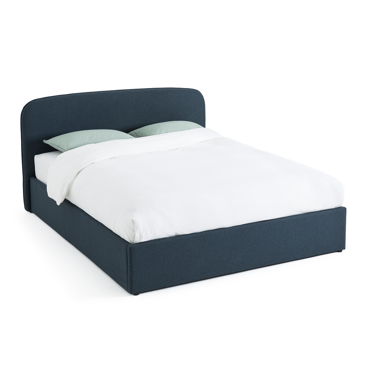 Кровать С подъемным механизмом Conto 140 x 190 см синий LaRedoute, размер 140 x 190 см - фото 2